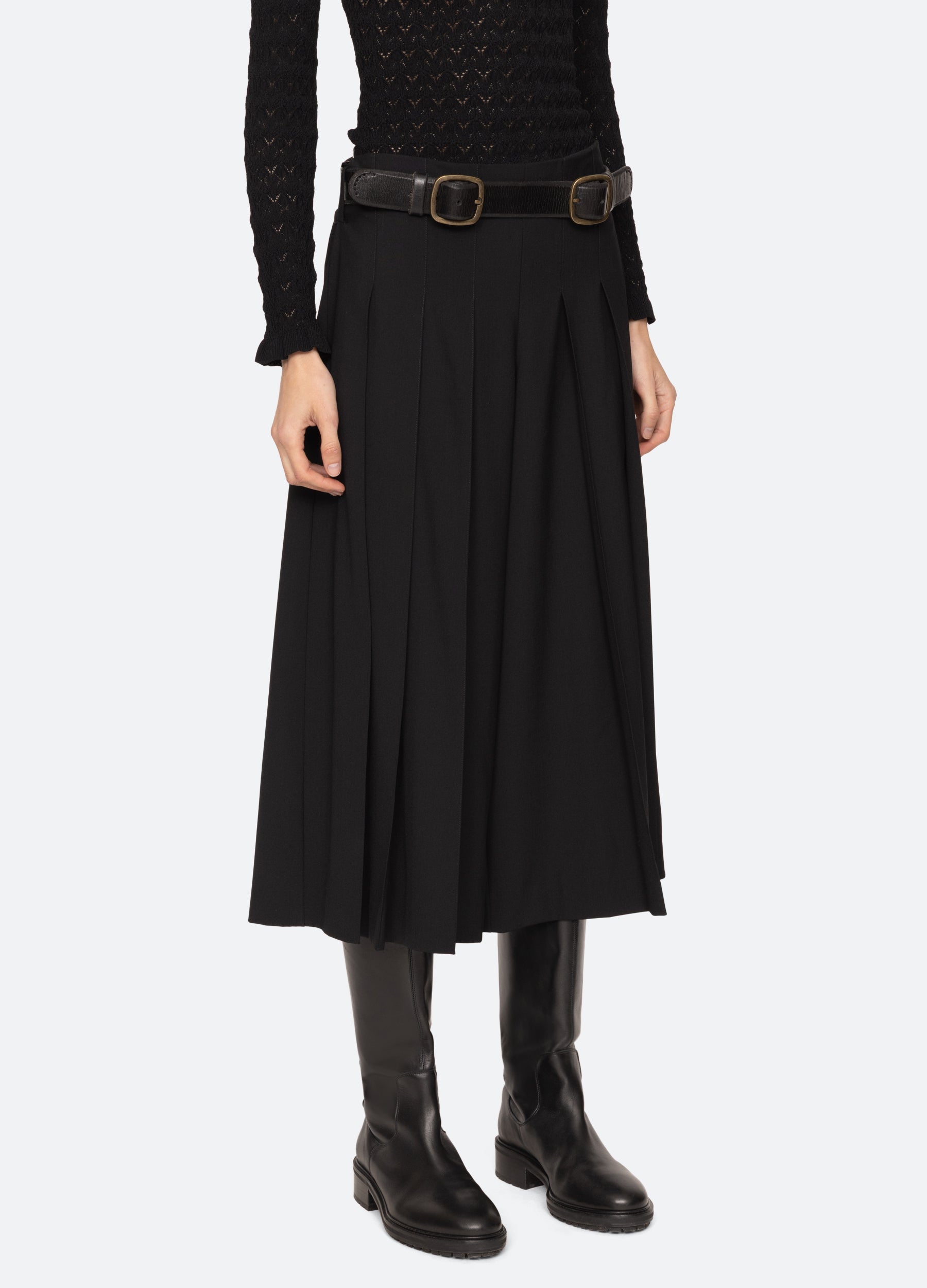 Black Elisa Culottes | Sea New York