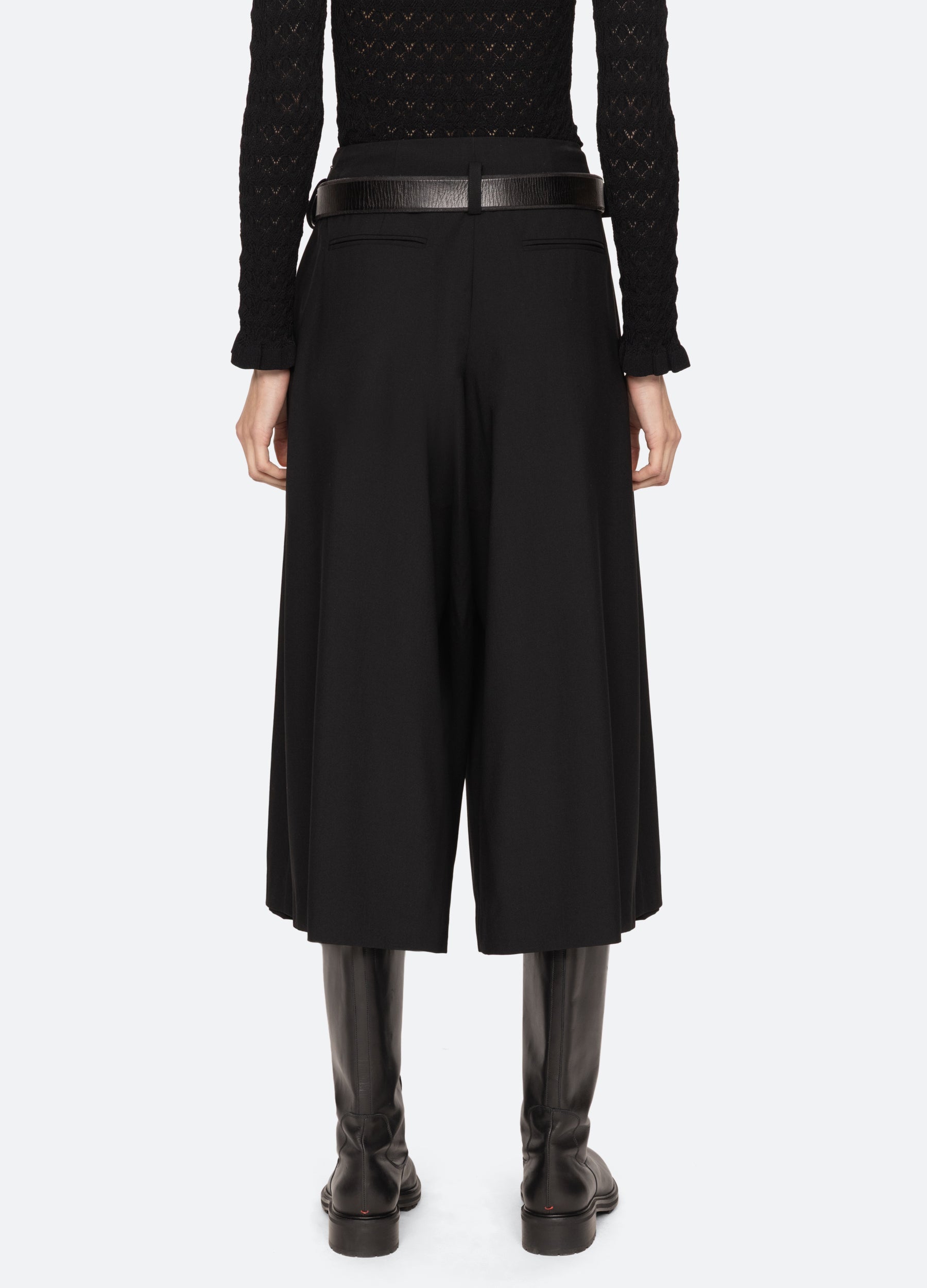 Black Elisa Culottes | Sea New York