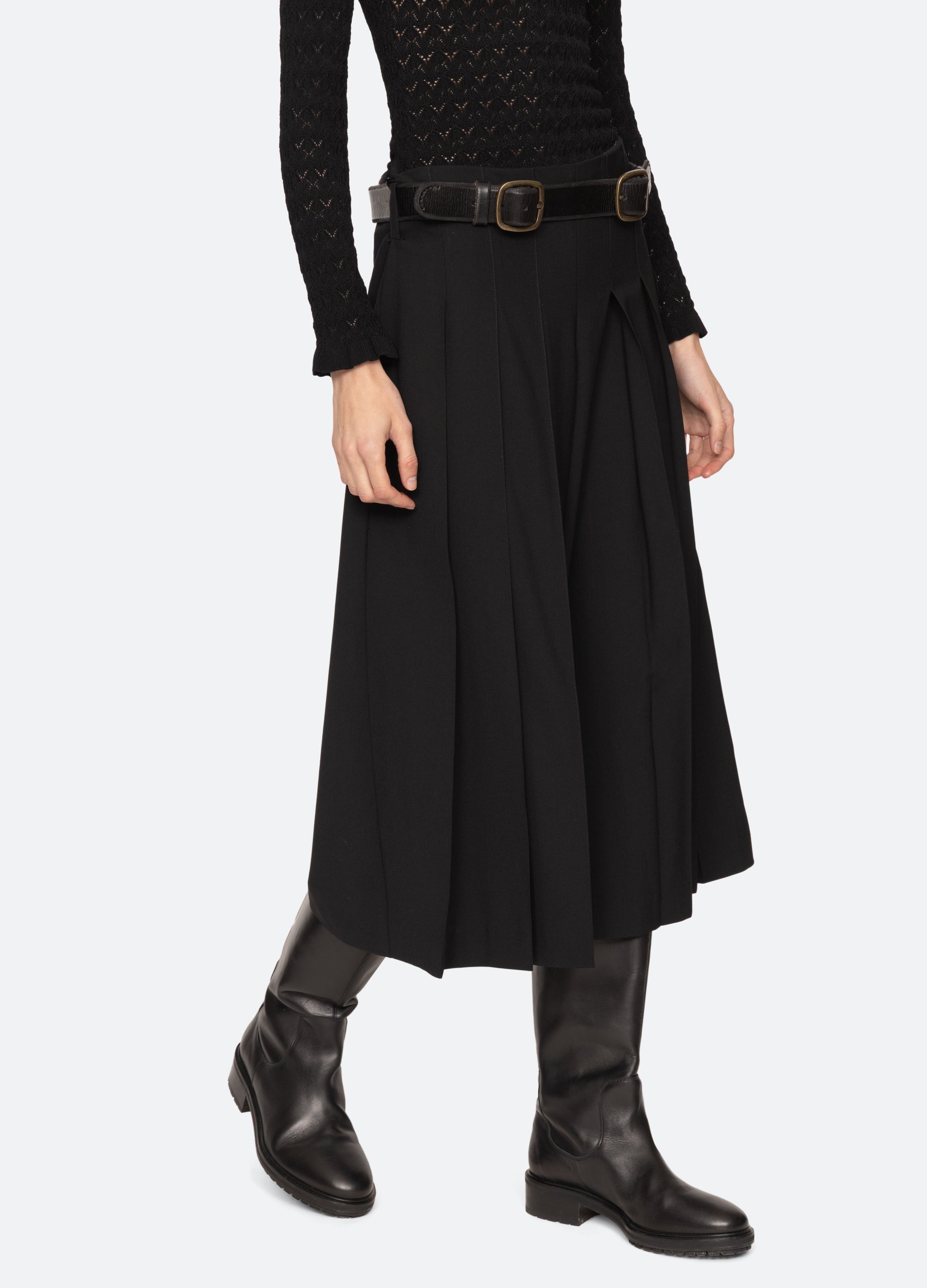 Black Elisa Culottes | Sea New York