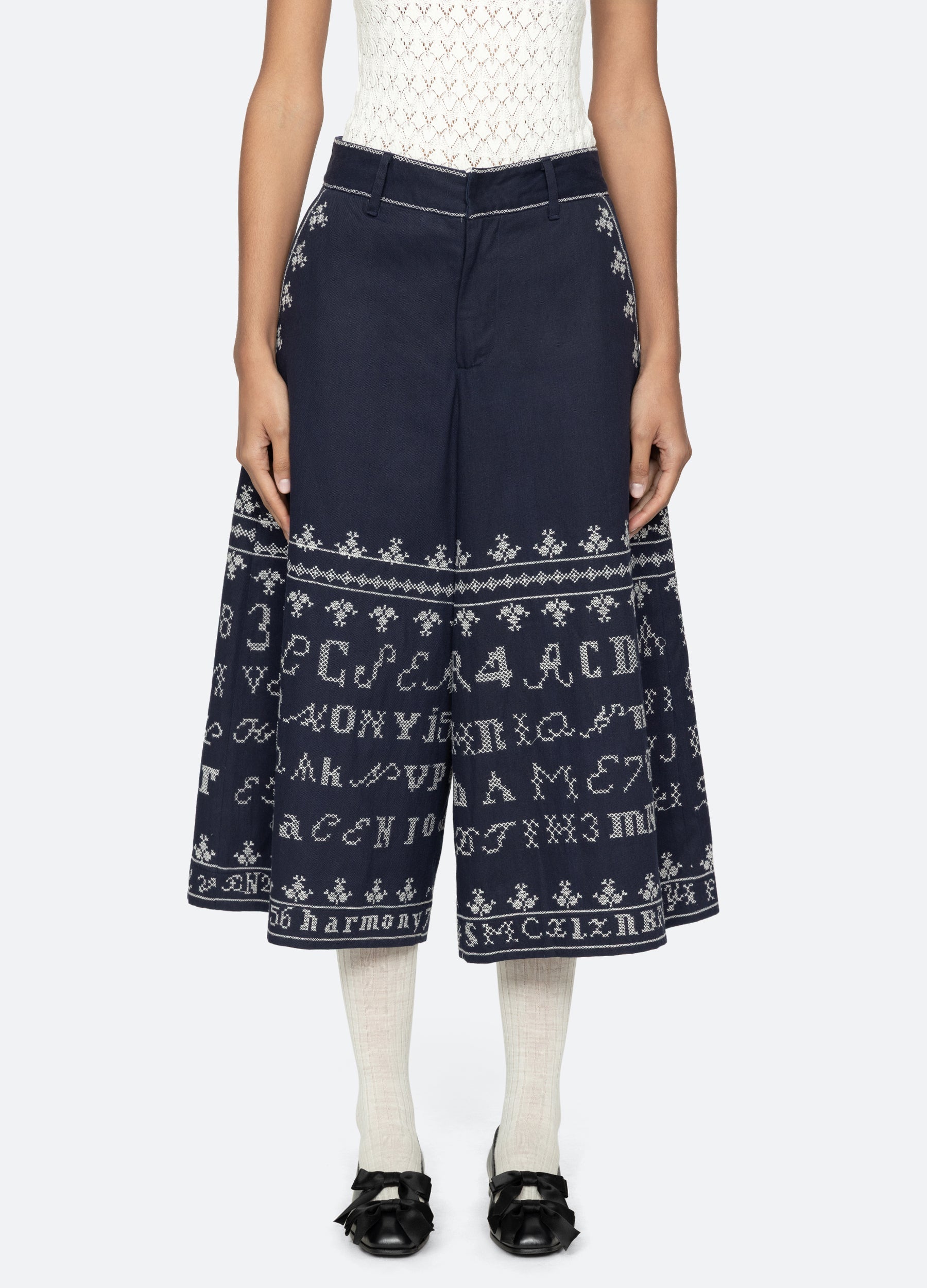 Navy Kit Culottes | Sea New York