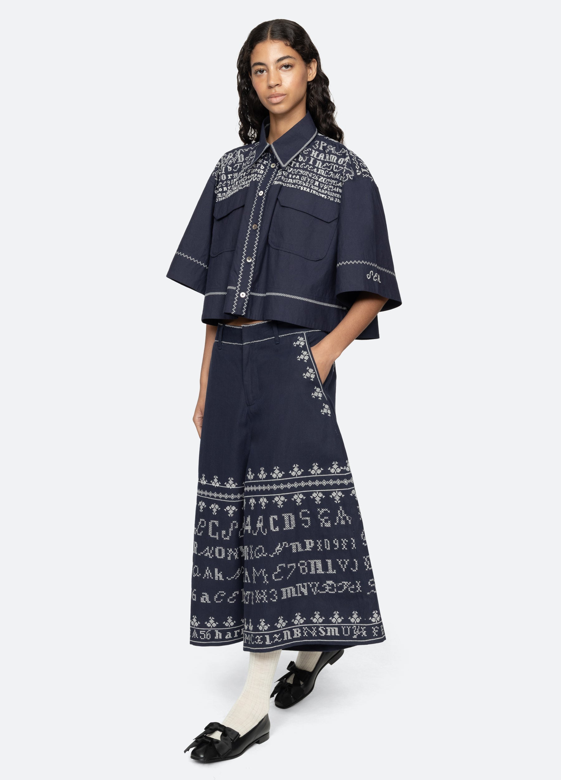 Navy Kit Culottes | Sea New York