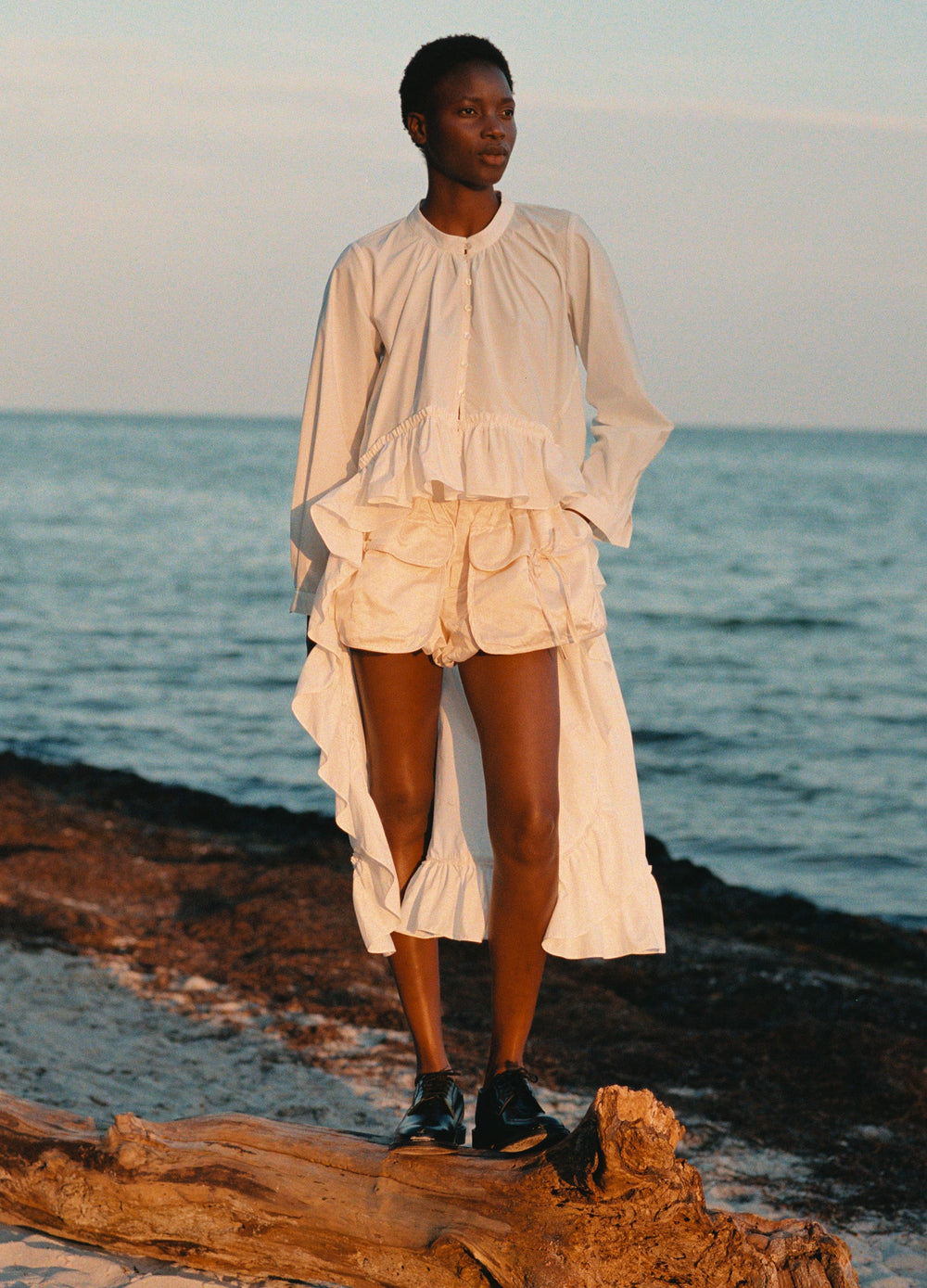 Cream Loraine Shorts | Sea New York