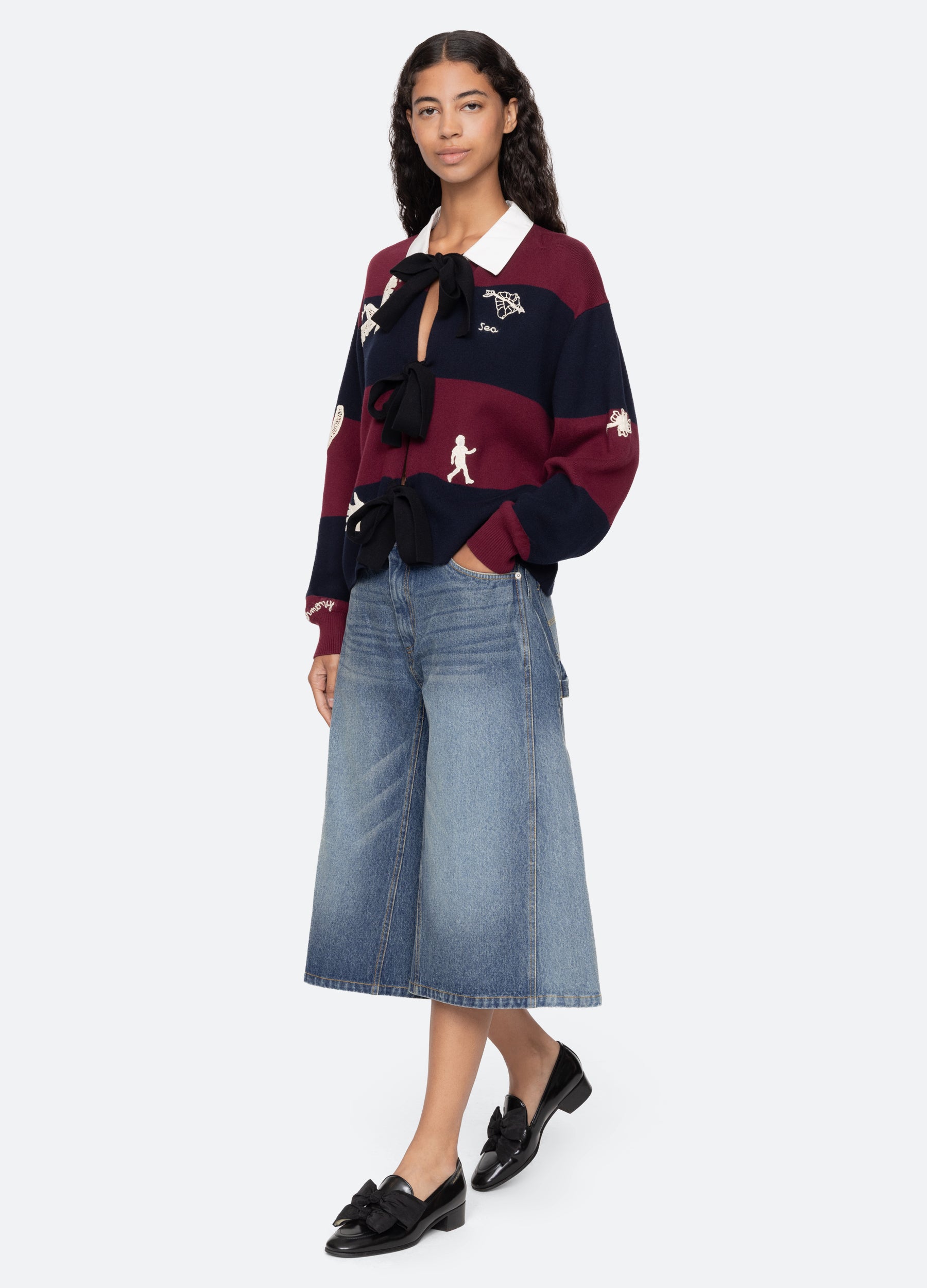 Blue Lyssa Culottes | Sea New York
