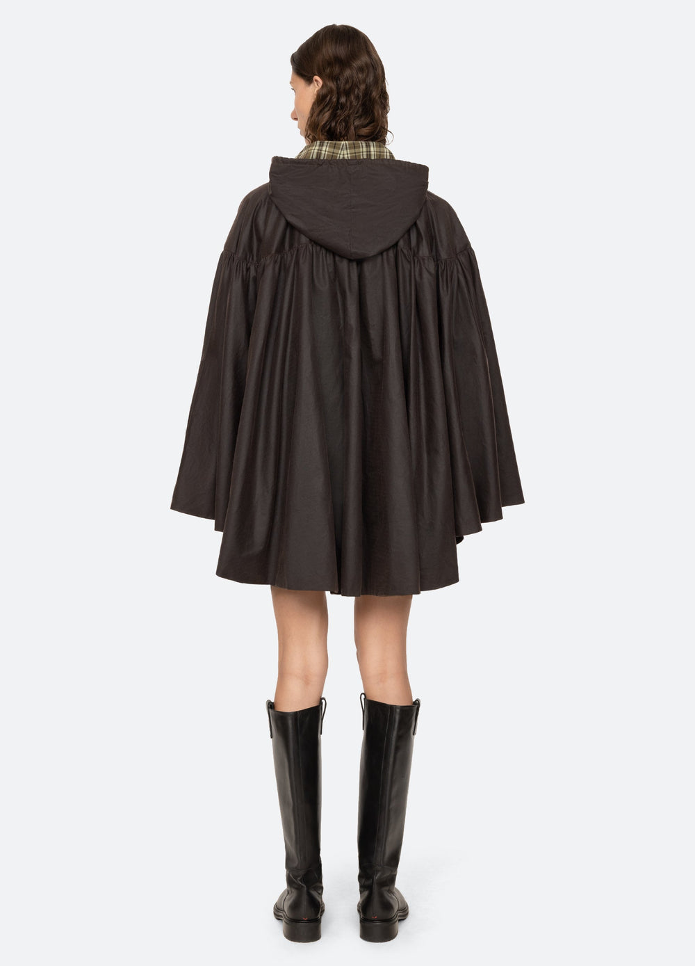 Brown Quentin Poncho | Sea New York