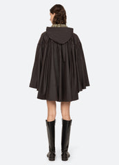 Brown Quentin Poncho | Sea New York
