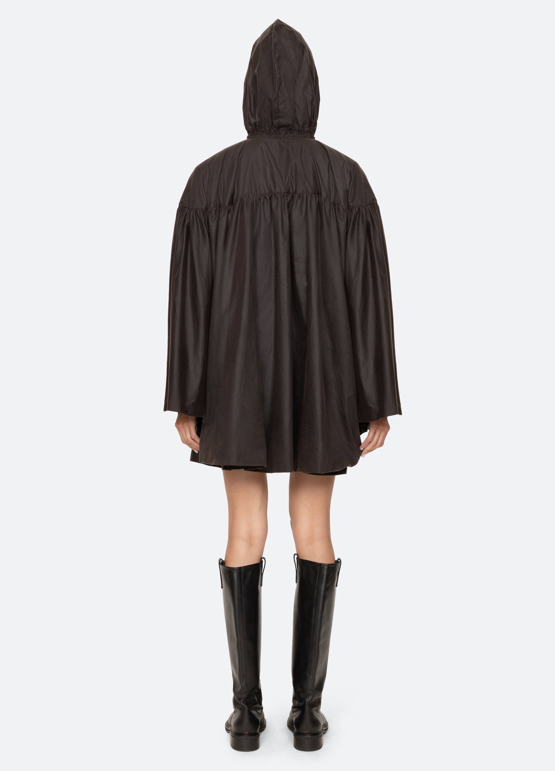 Brown Quentin Poncho | Sea New York