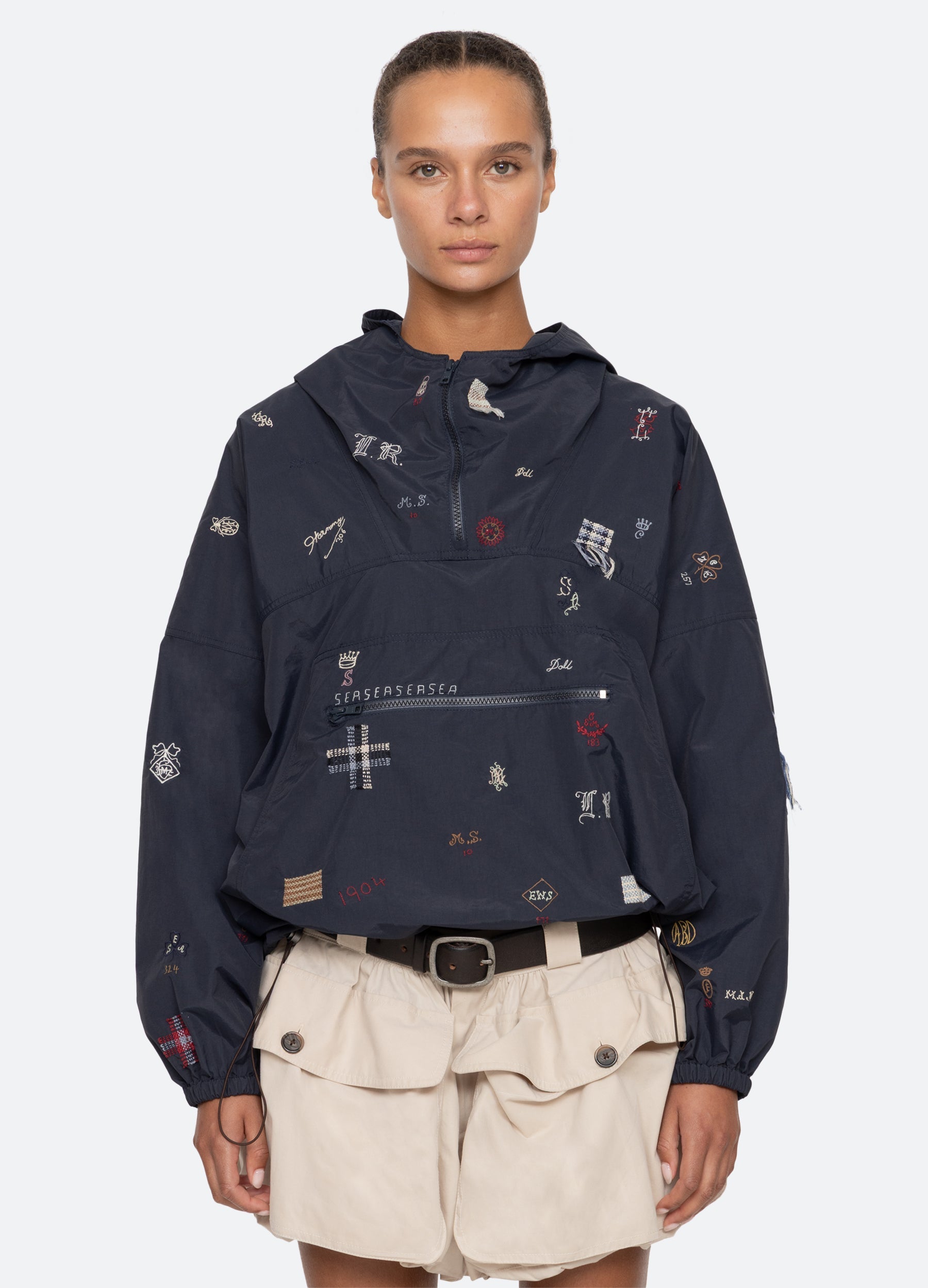 Navy Claira Windbreaker | Sea New York