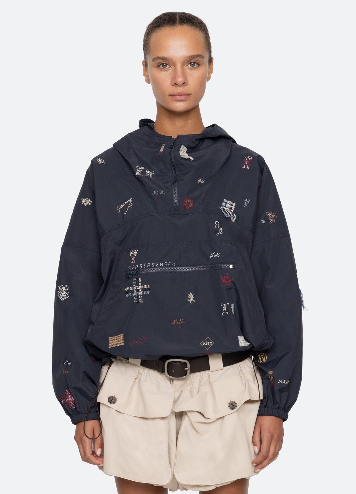 Navy Claira Windbreaker | Sea New York
