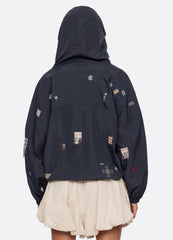 Navy Claira Windbreaker | Sea New York