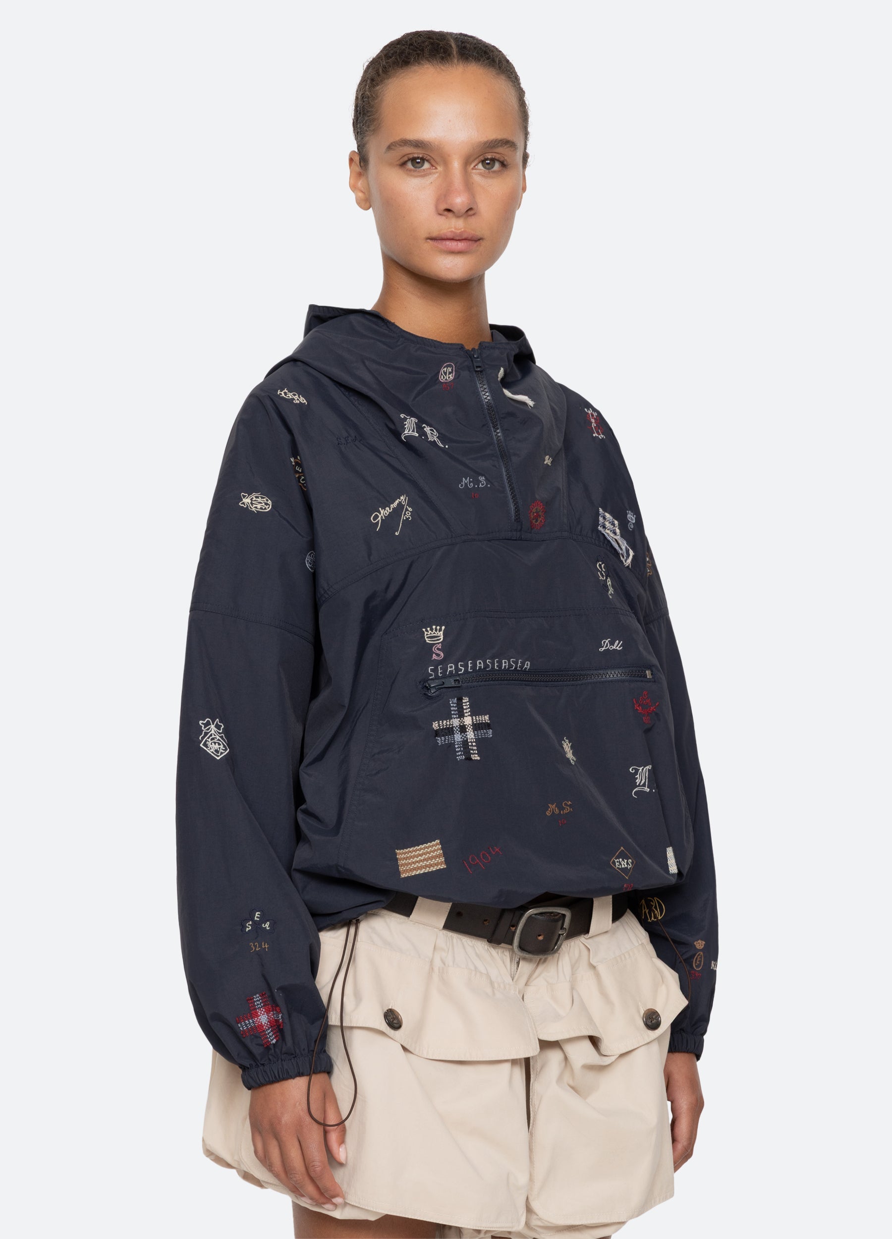 Navy Claira Windbreaker | Sea New York