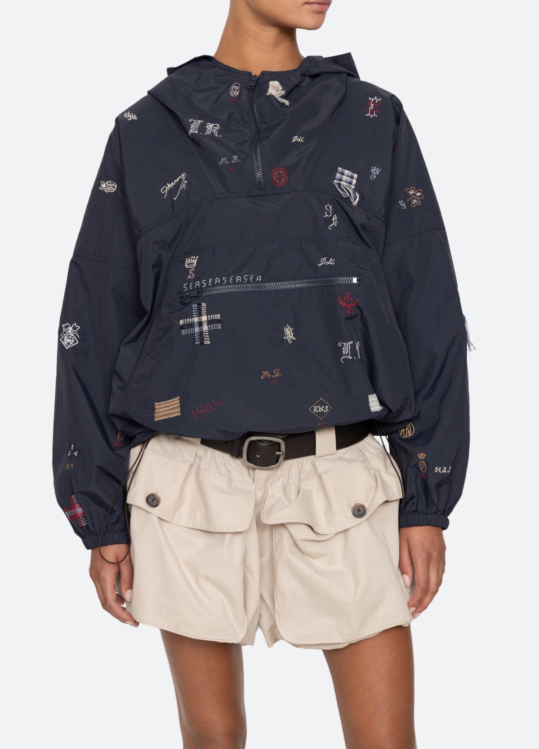 Navy Claira Windbreaker | Sea New York