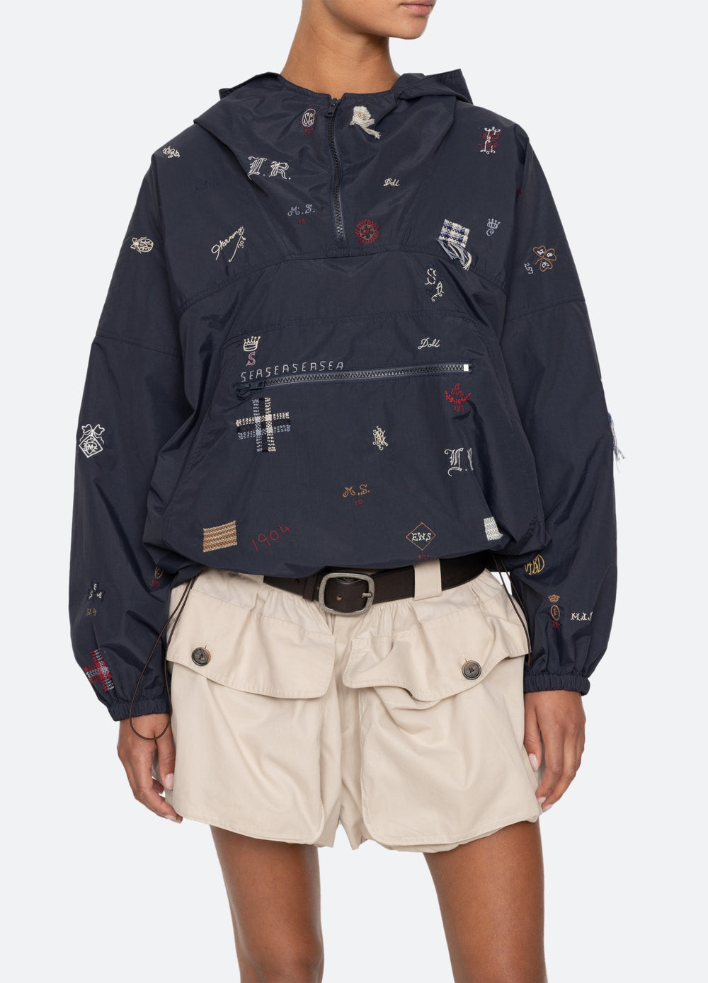 Navy Claira Windbreaker | Sea New York