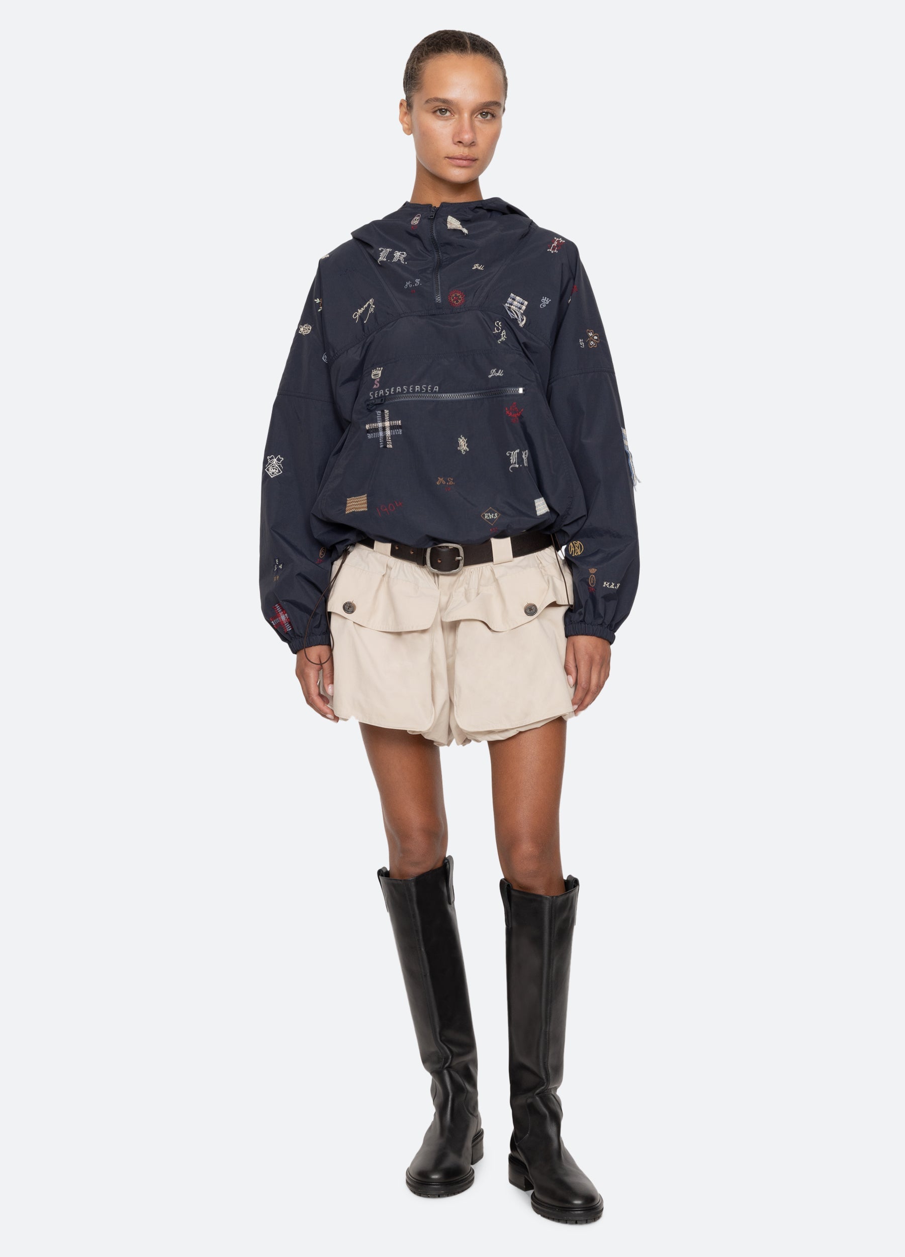 Navy Claira Windbreaker | Sea New York