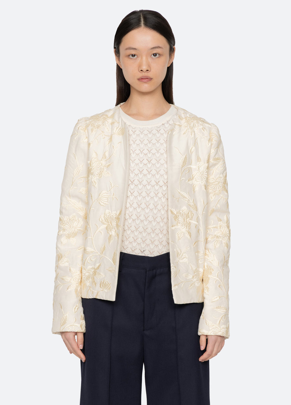 Cream Alina Emb Jacket | Sea New York