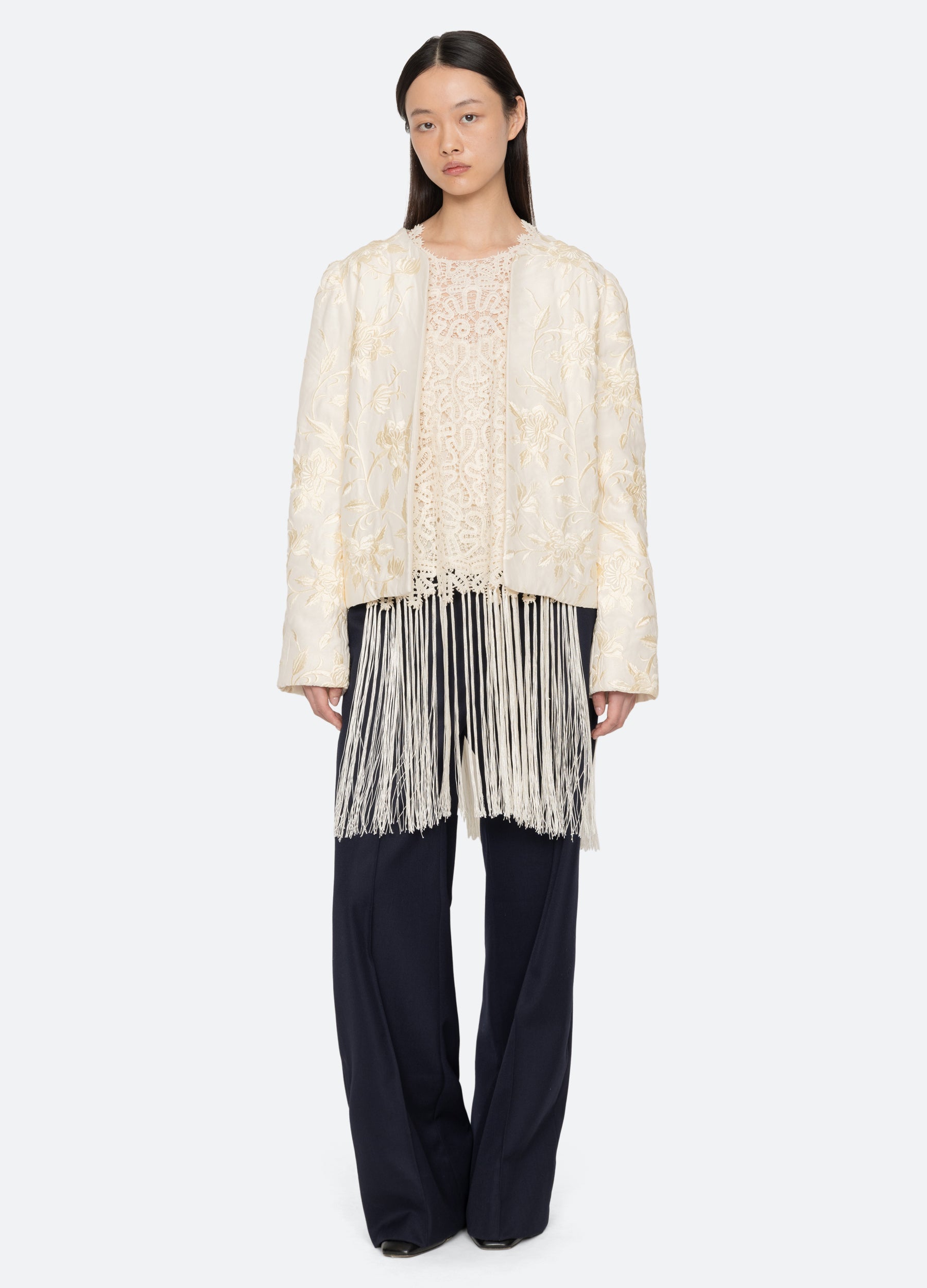 Cream Alina Emb Jacket | Sea New York
