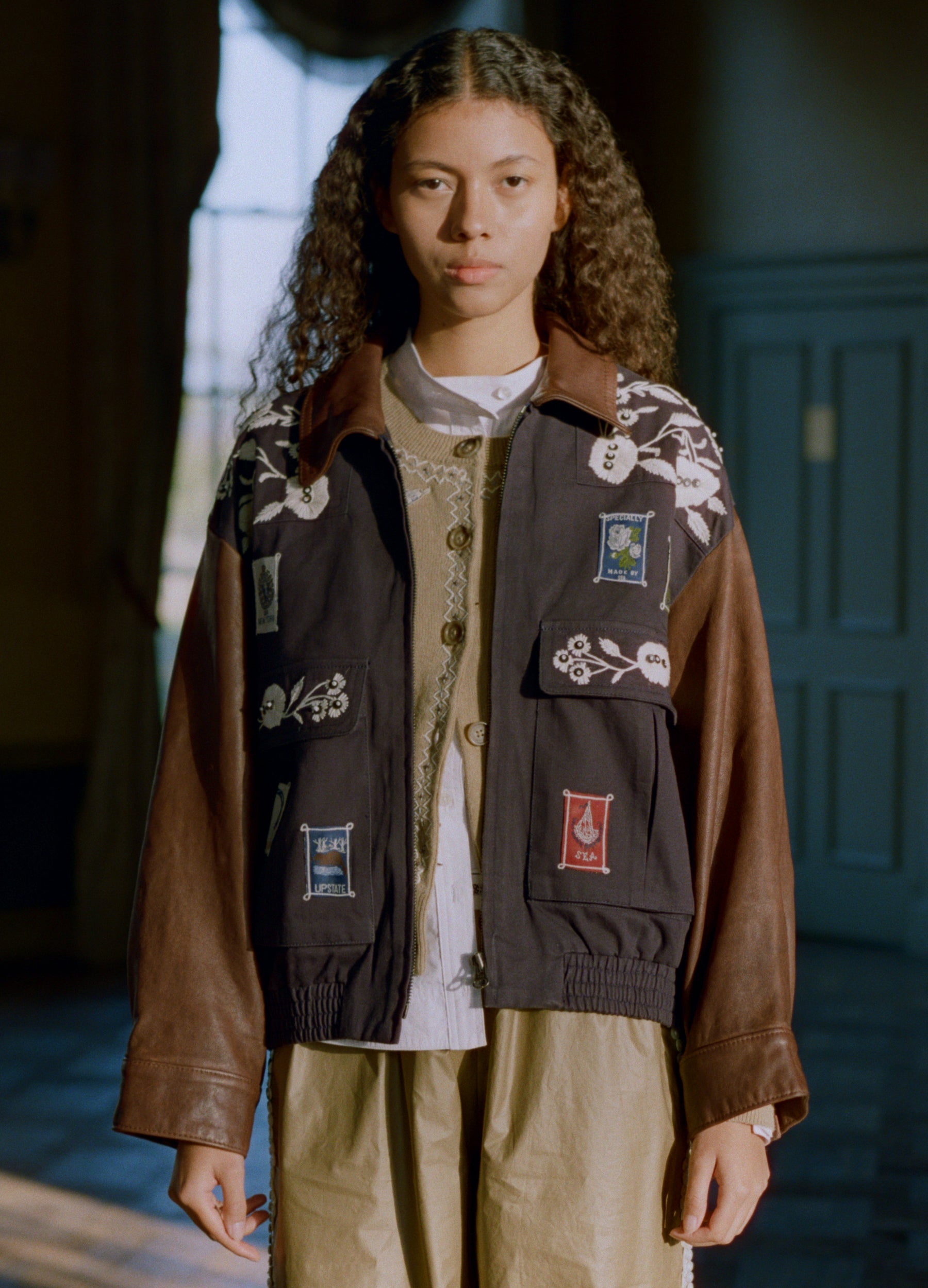 Navy Georgie Combo Jacket | Sea New York