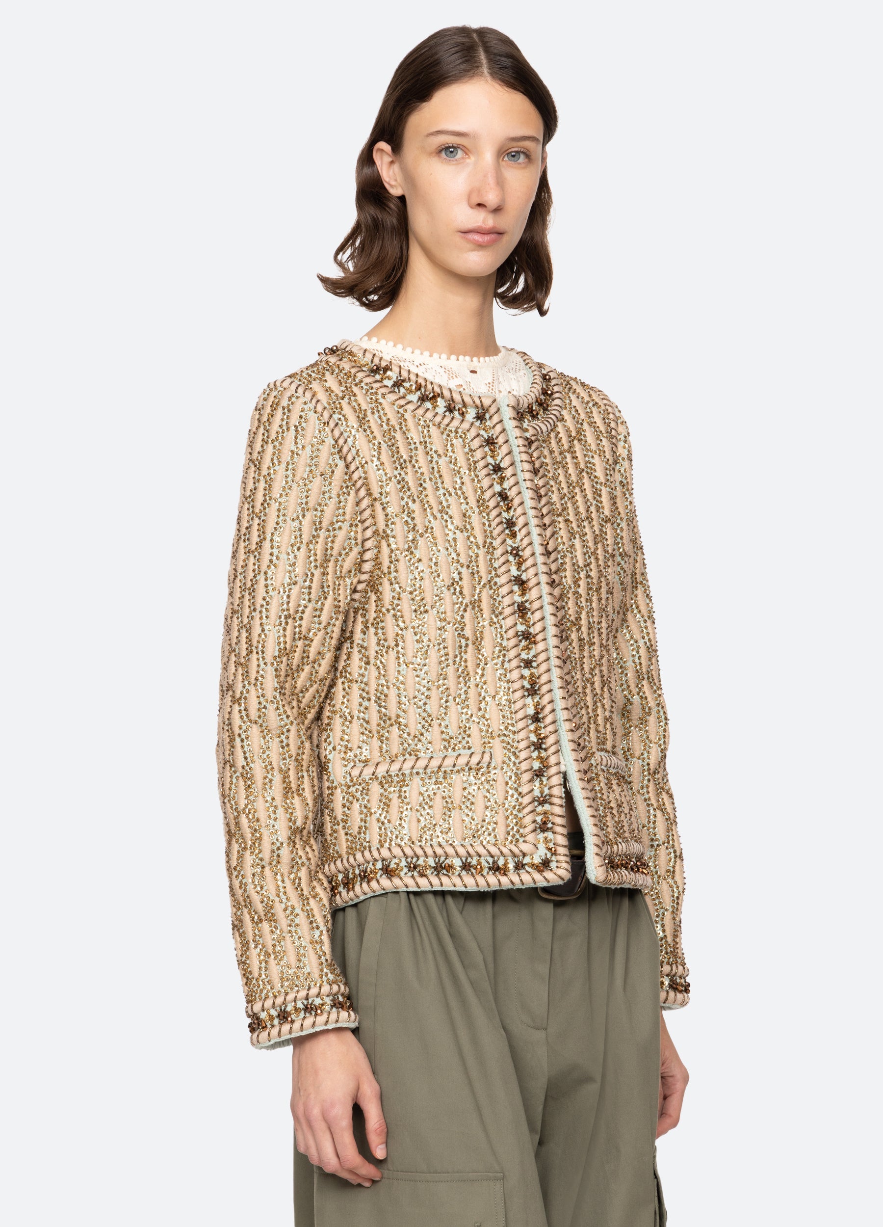 Gold Viviana Jacket | Sea New York