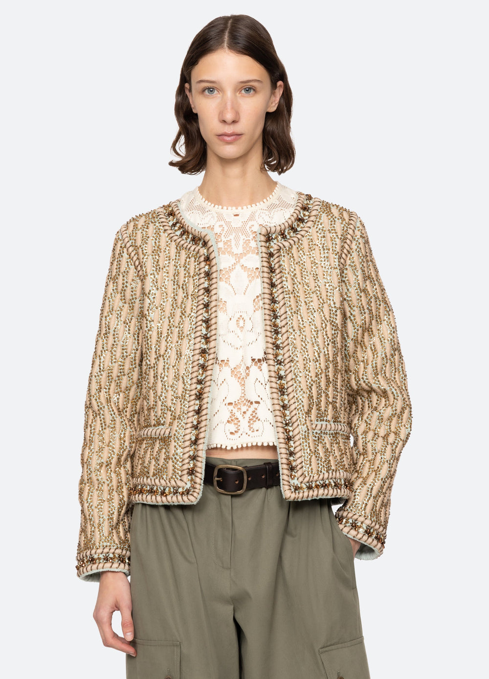 Gold Viviana Jacket | Sea New York