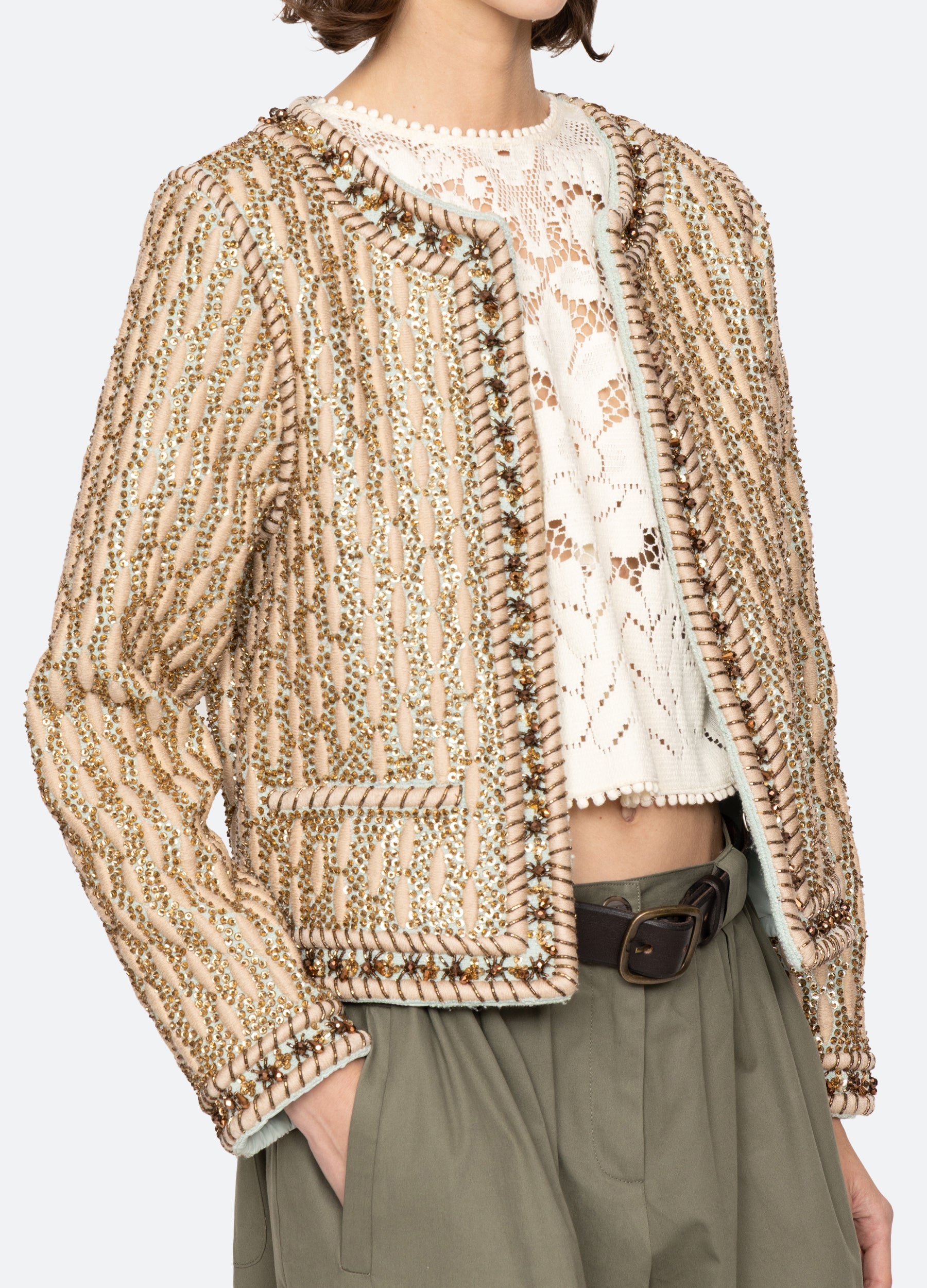 Gold Viviana Jacket | Sea New York