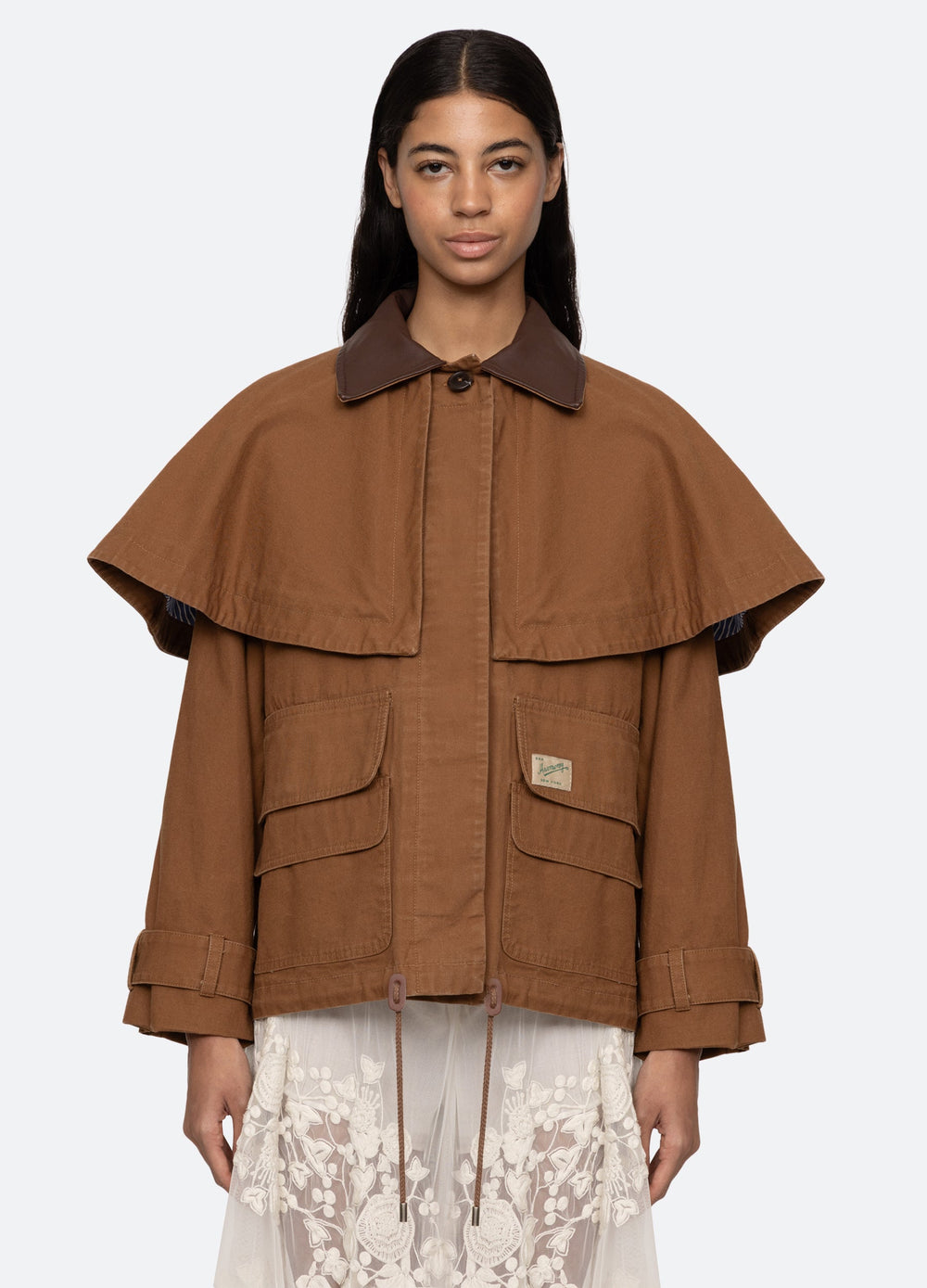 Camel Carolyn Cape Jacket | Sea New York