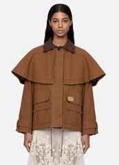 Camel Carolyn Cape Jacket | Sea New York