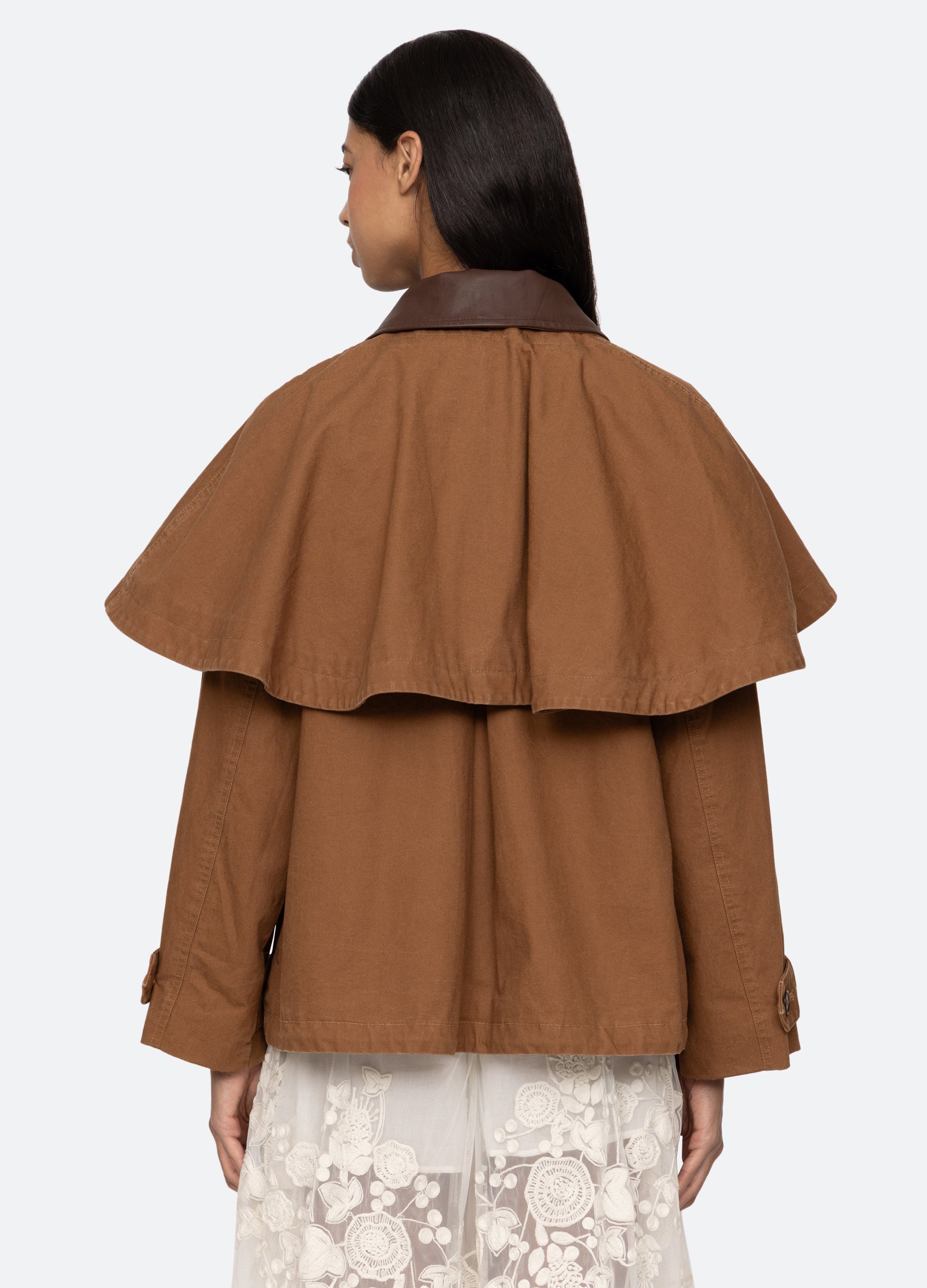 Camel Carolyn Cape Jacket | Sea New York