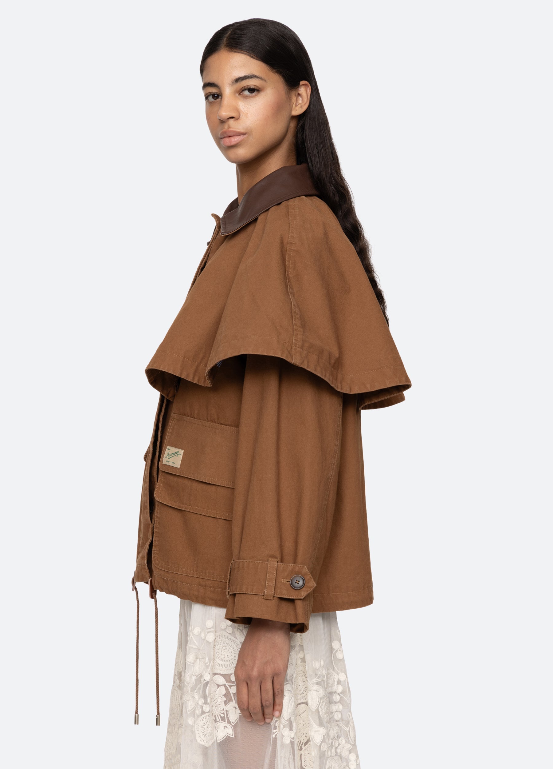 Camel Carolyn Cape Jacket | Sea New York