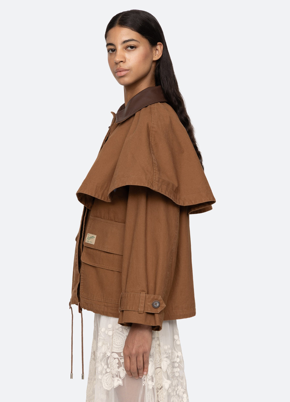 Camel Carolyn Cape Jacket | Sea New York