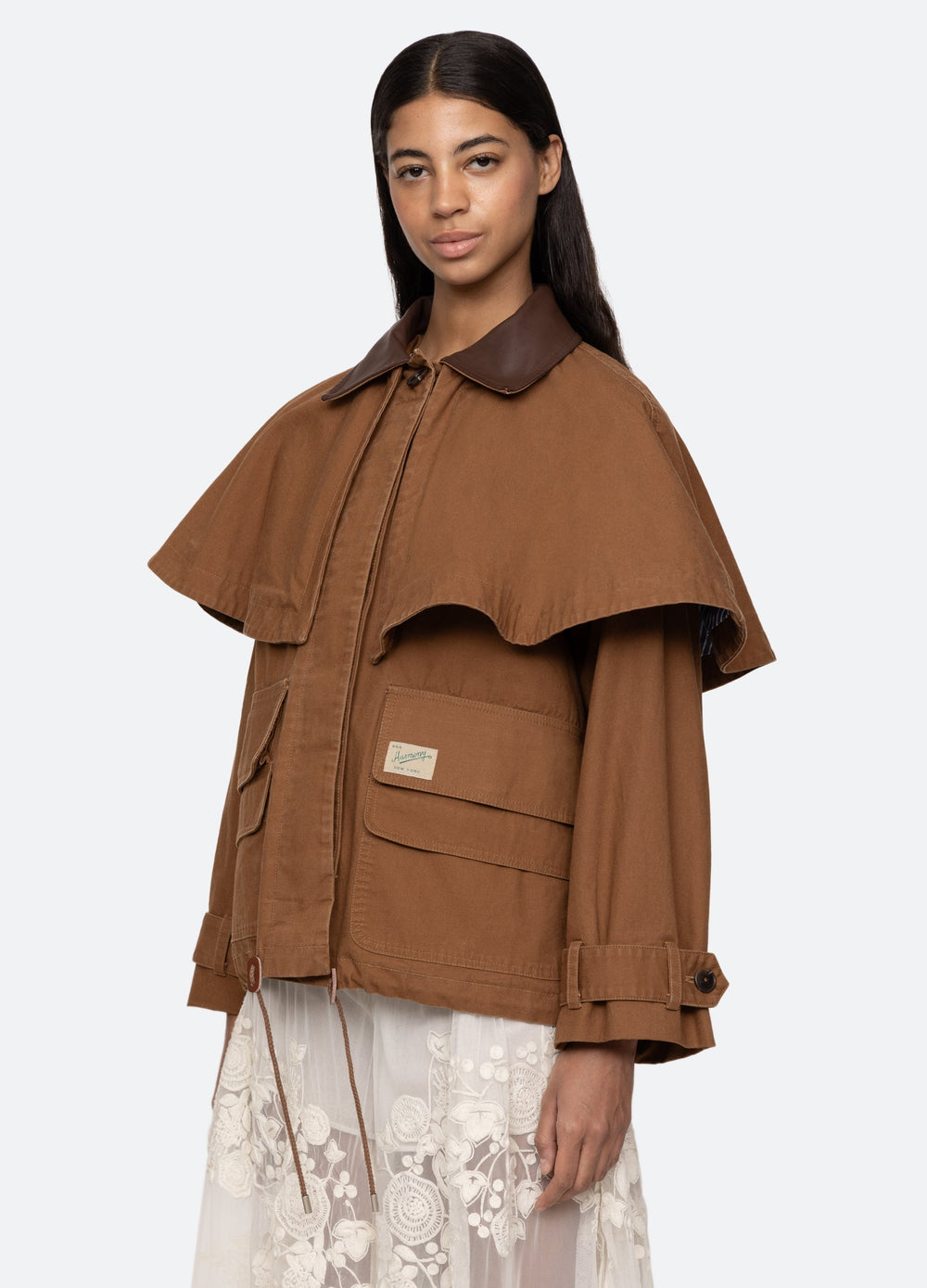 Camel Carolyn Cape Jacket | Sea New York