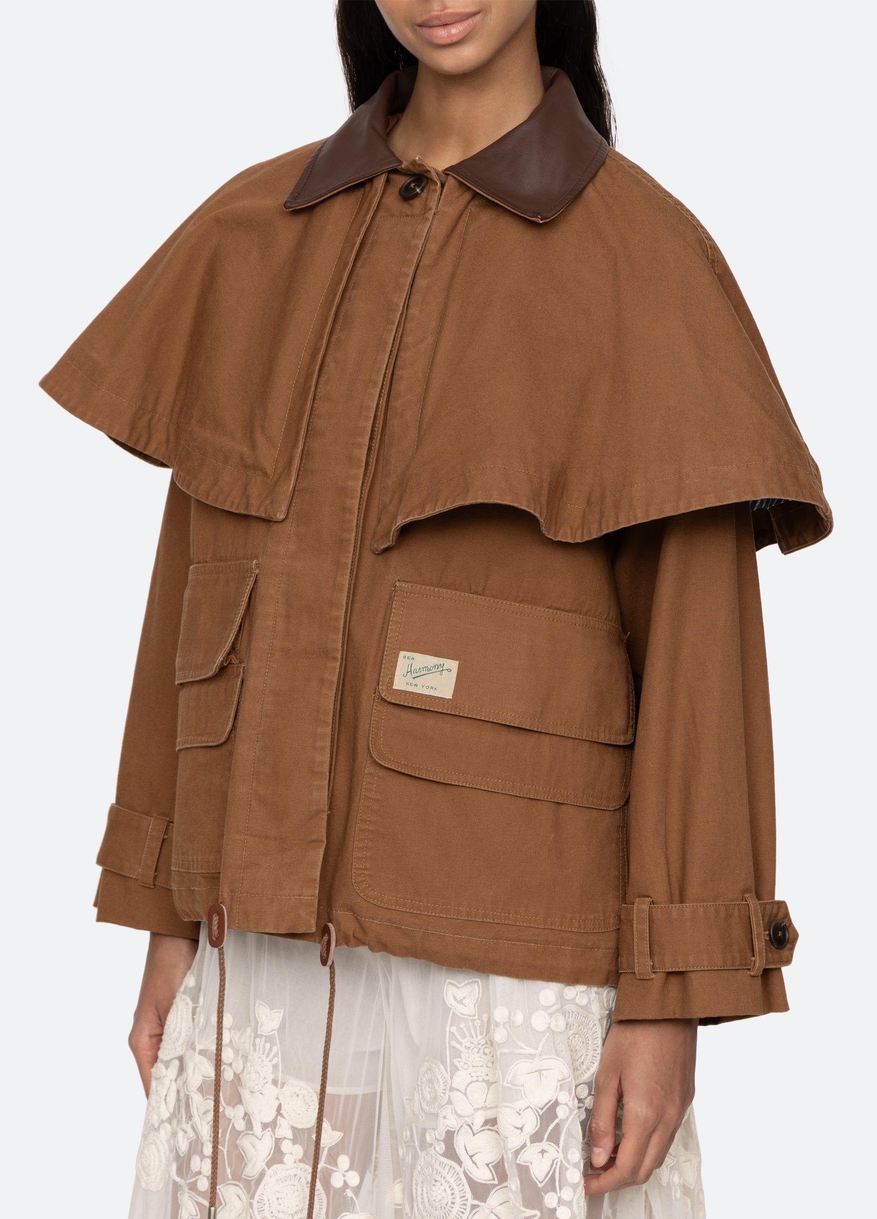 Camel Carolyn Cape Jacket | Sea New York