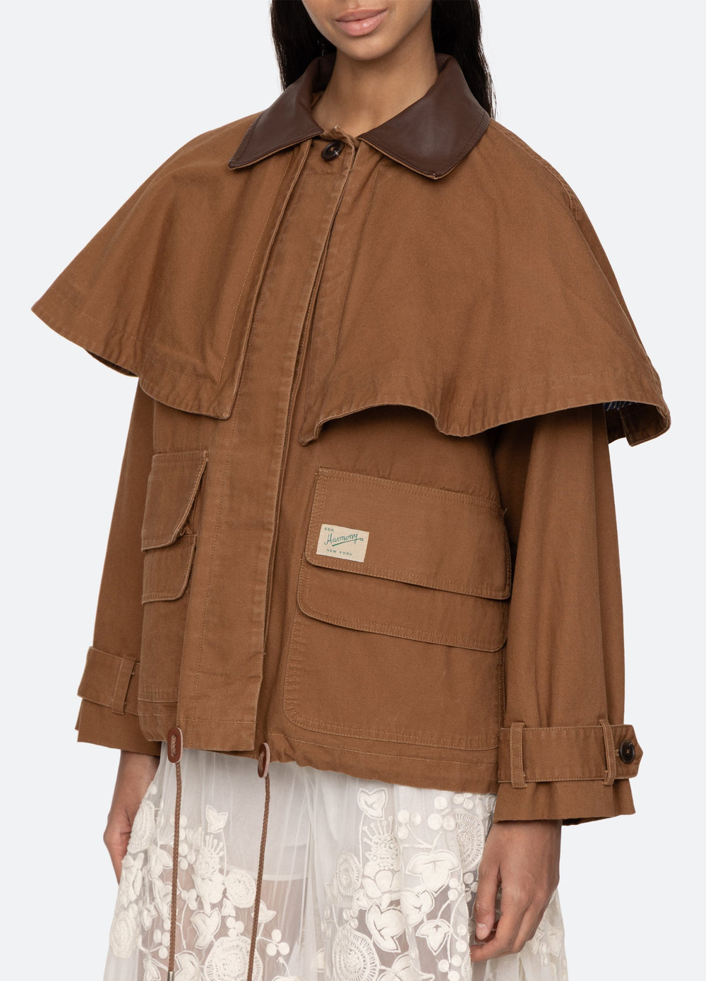 Camel Carolyn Cape Jacket | Sea New York