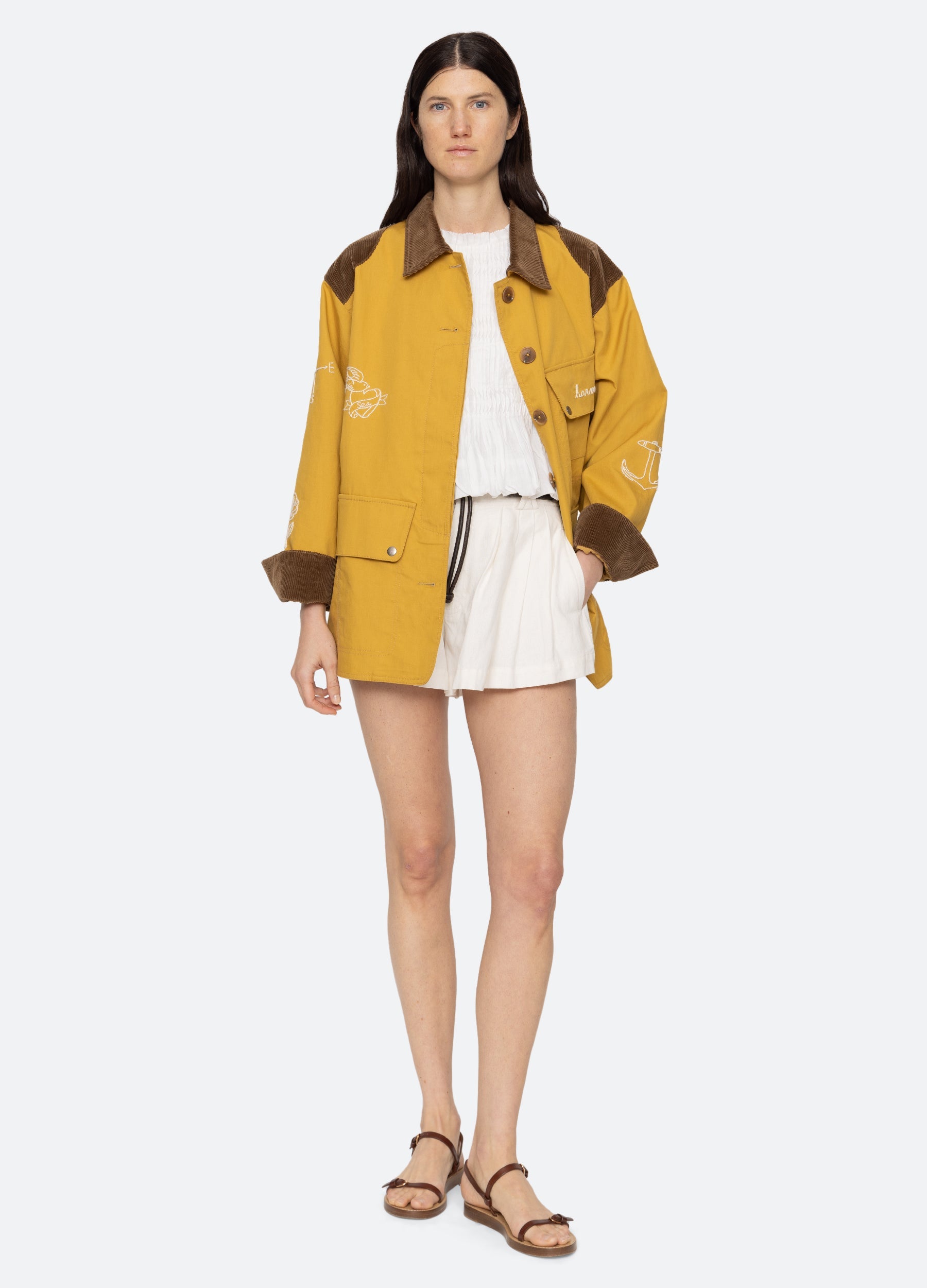 Yellow Clyde Barn Jacket | Sea New York