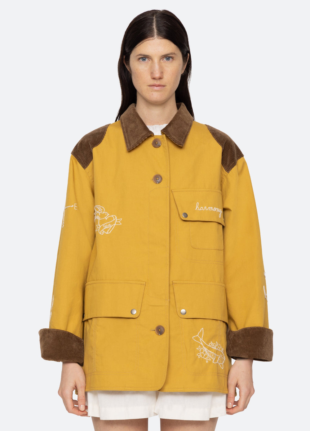 Yellow Clyde Barn Jacket | Sea New York