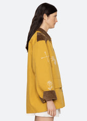 Yellow Clyde Barn Jacket | Sea New York