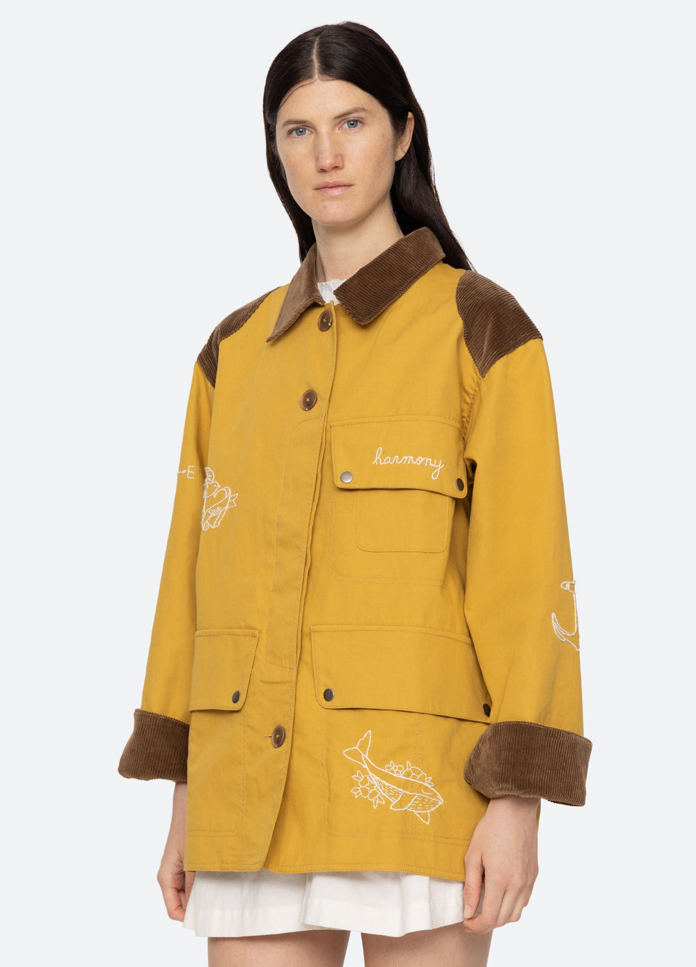 Yellow Clyde Barn Jacket | Sea New York