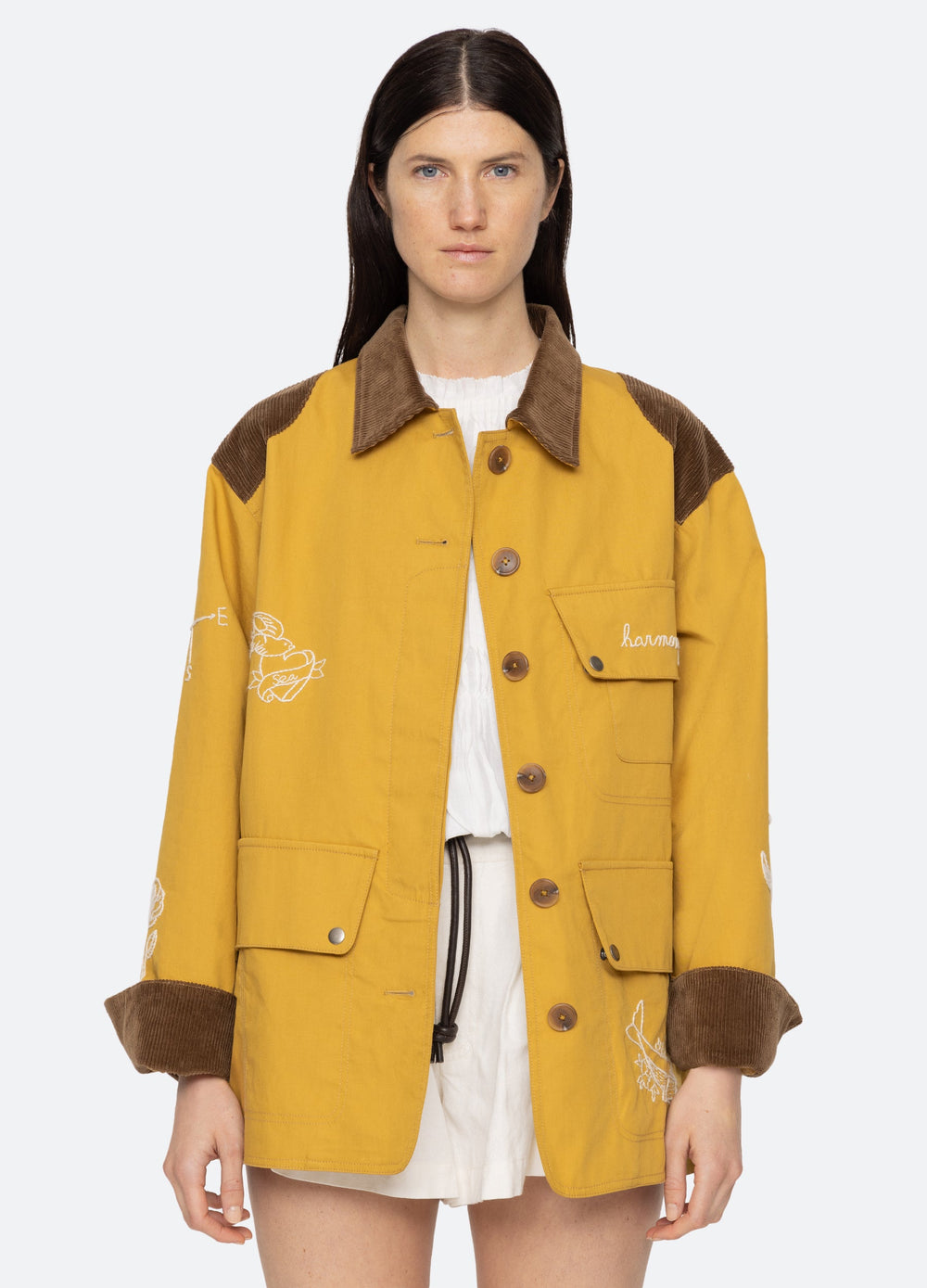 Yellow Clyde Barn Jacket | Sea New York