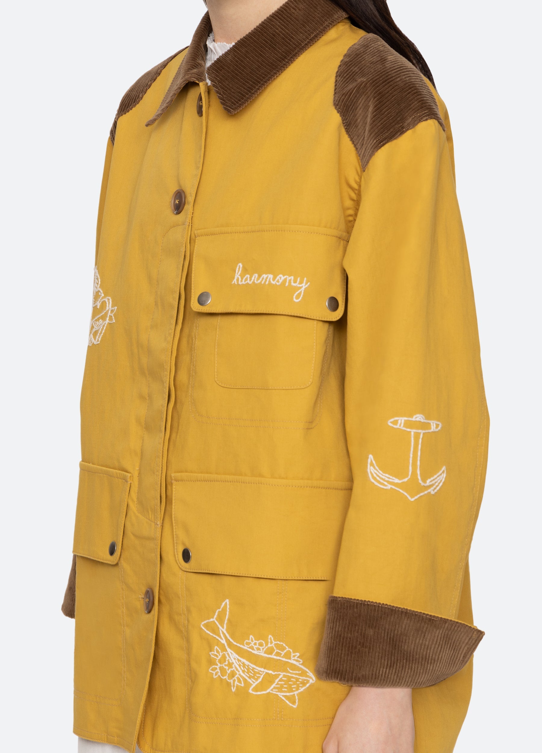 Yellow Clyde Barn Jacket | Sea New York