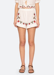 Cream Bindi Shorts | Sea New York