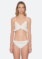 White Madelyn Bikini Top | Sea New York