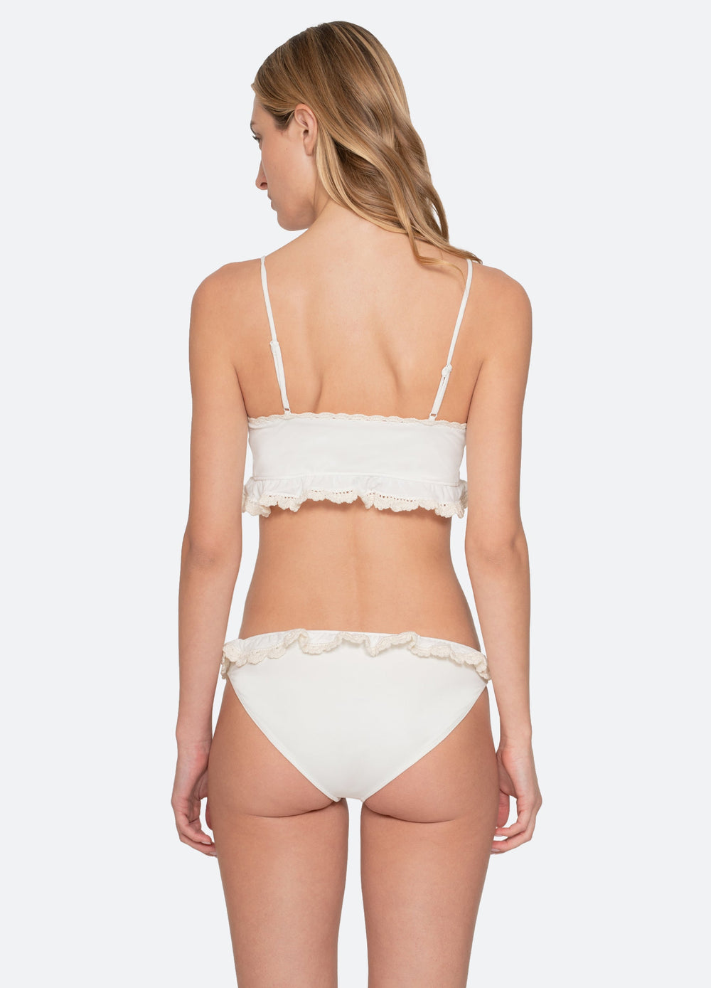 White Madelyn Bikini Top | Sea New York