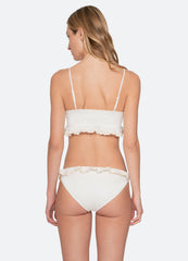 White Madelyn Bikini Top | Sea New York