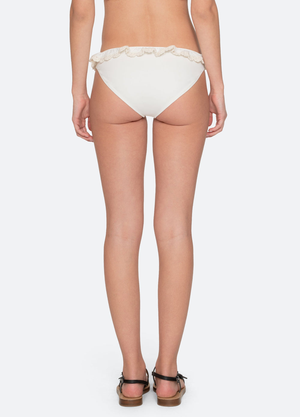 White Madelyn Bikini Bottom | Sea New York