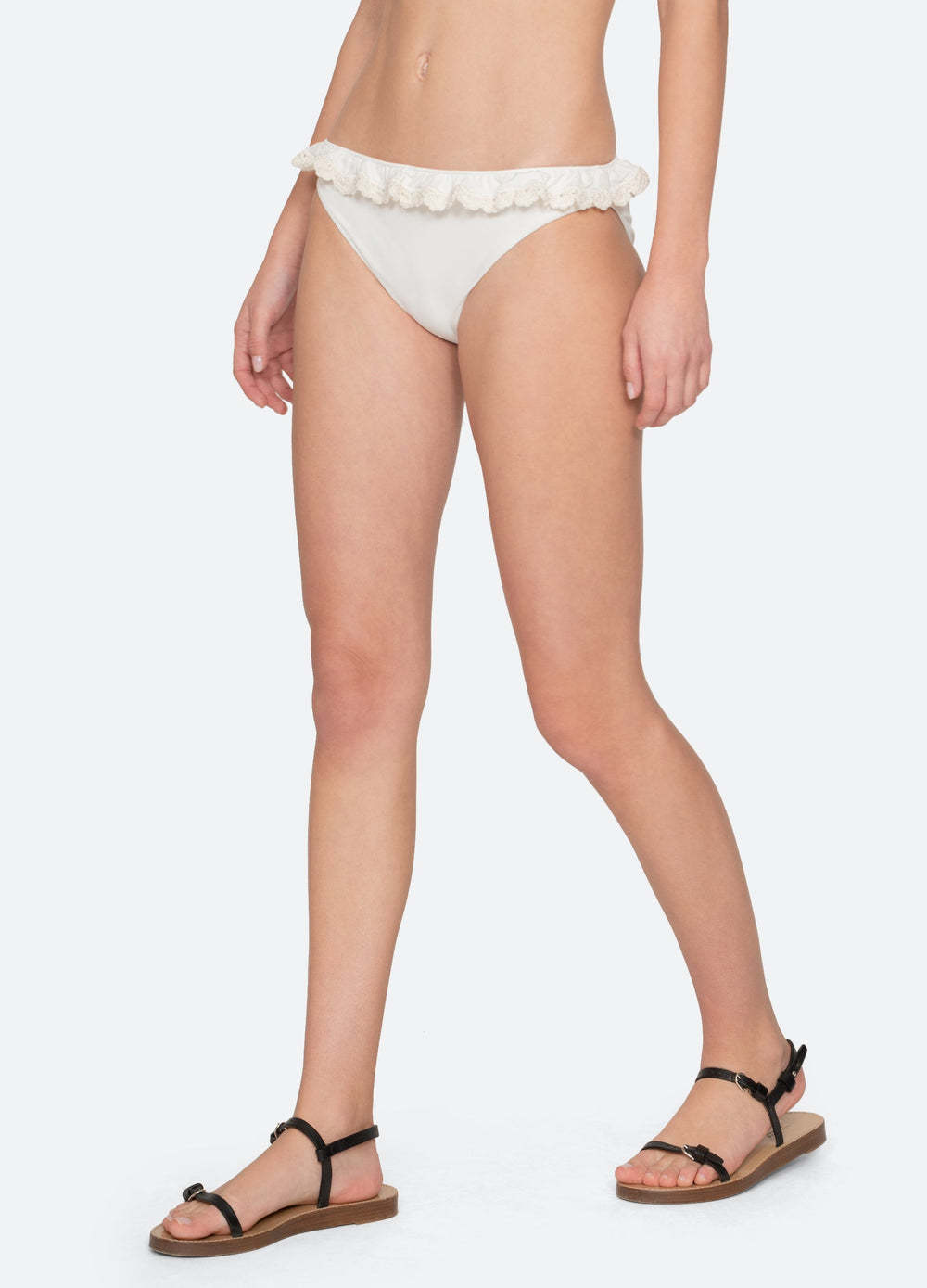 White Madelyn Bikini Bottom | Sea New York