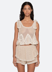 Cream Madelyn Tank | Sea New York