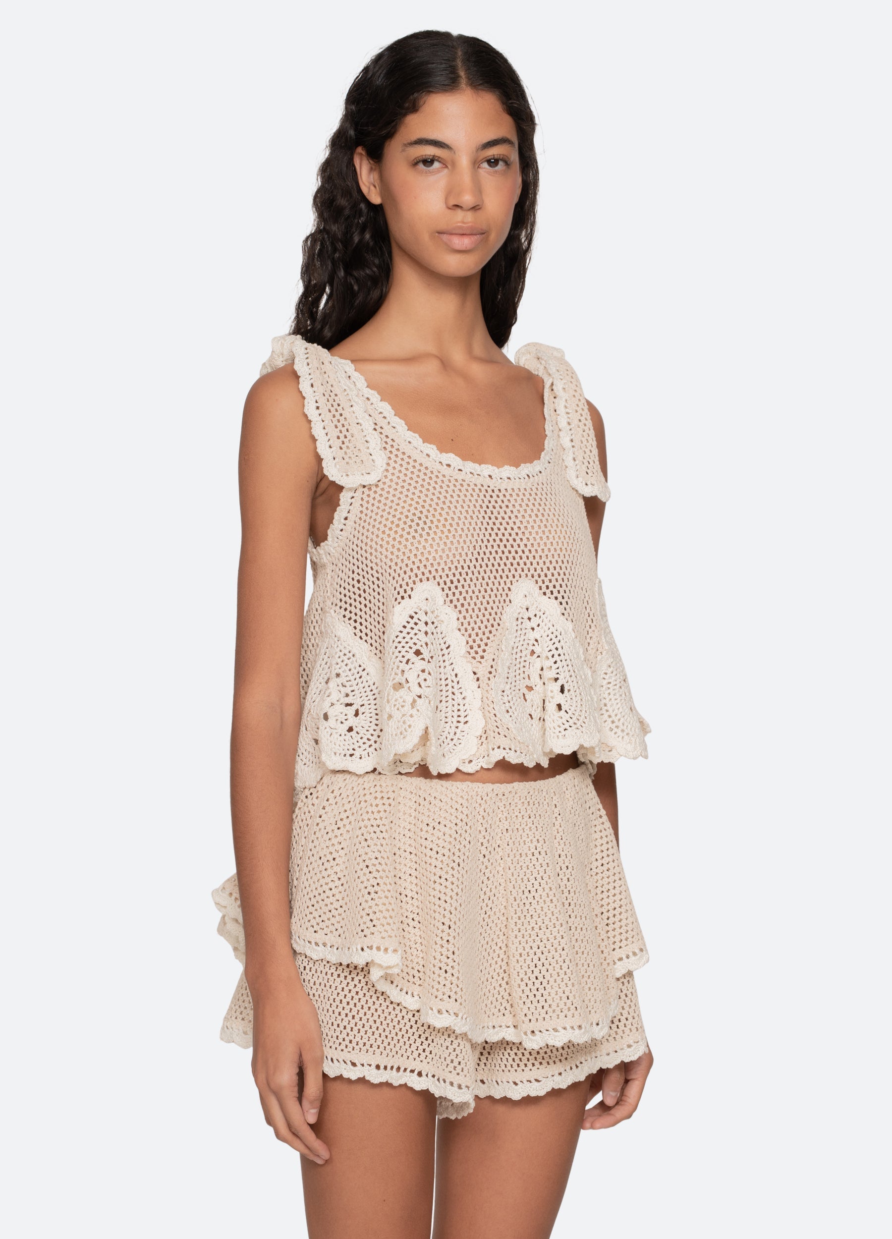 Cream Madelyn Tank | Sea New York