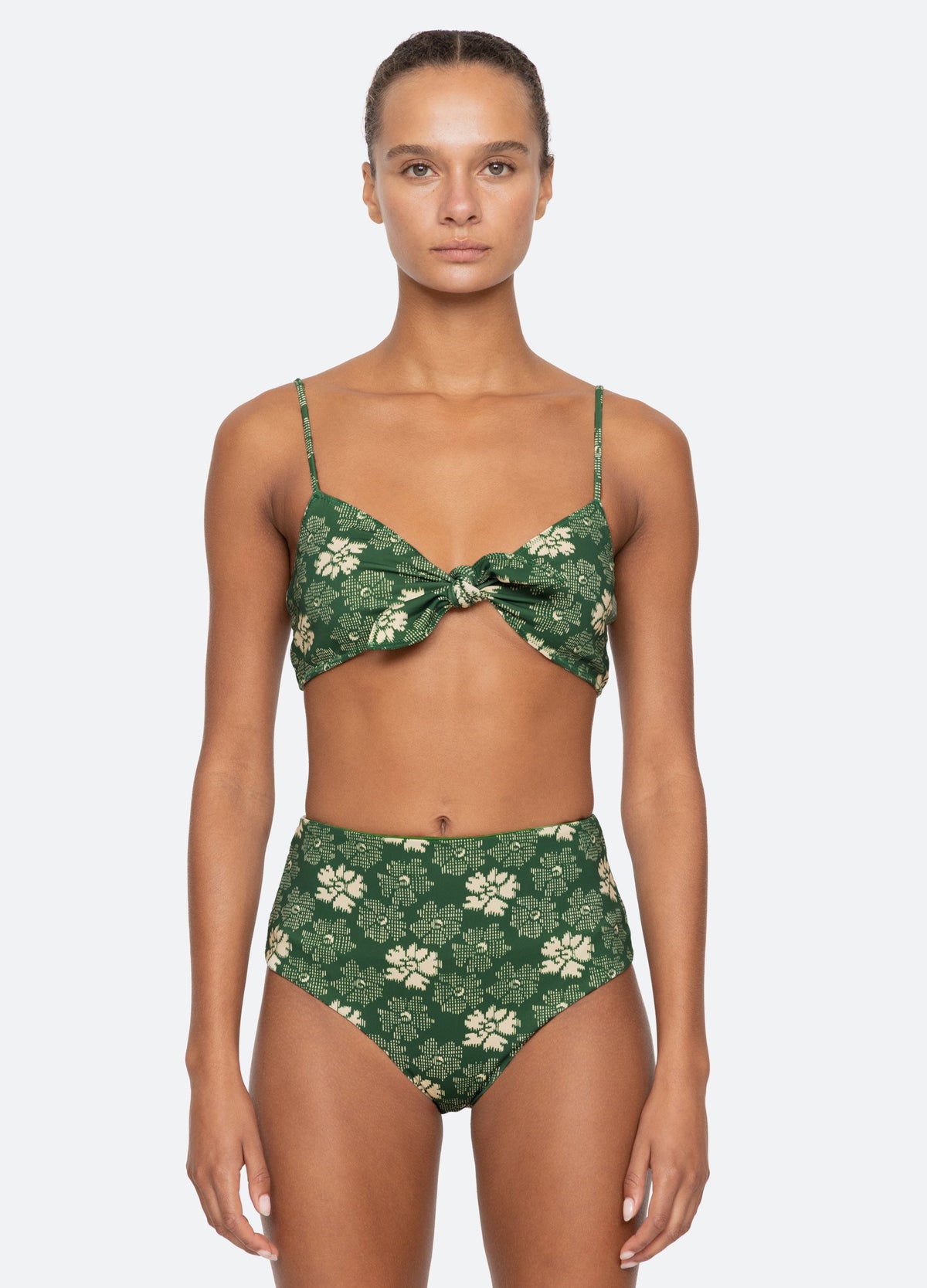 Green Gloria Bikini Top | Sea New York