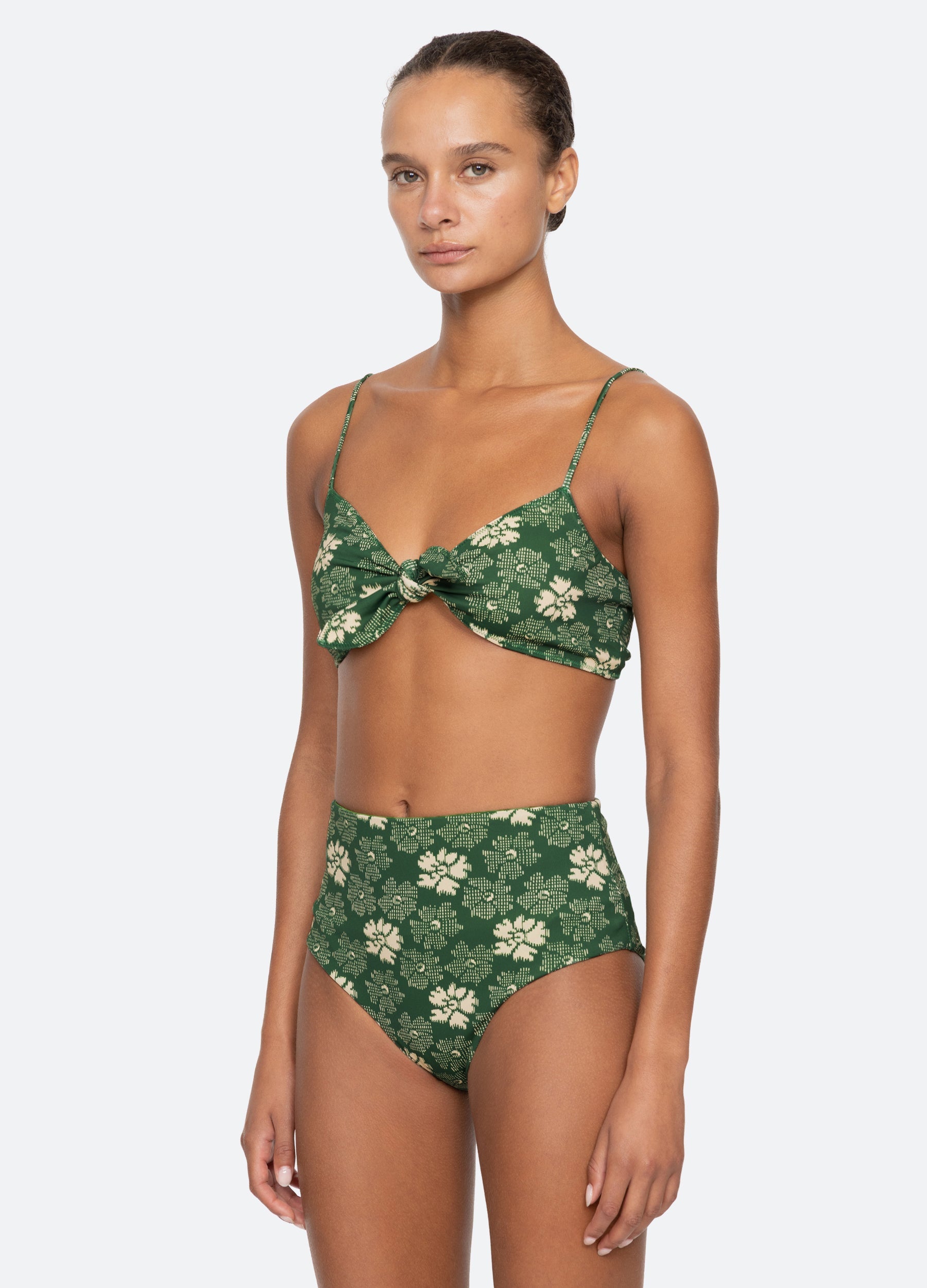 Green Gloria Bikini Top | Sea New York