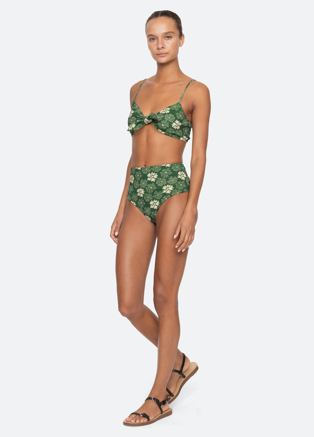 Green Gloria Bikini Top | Sea New York