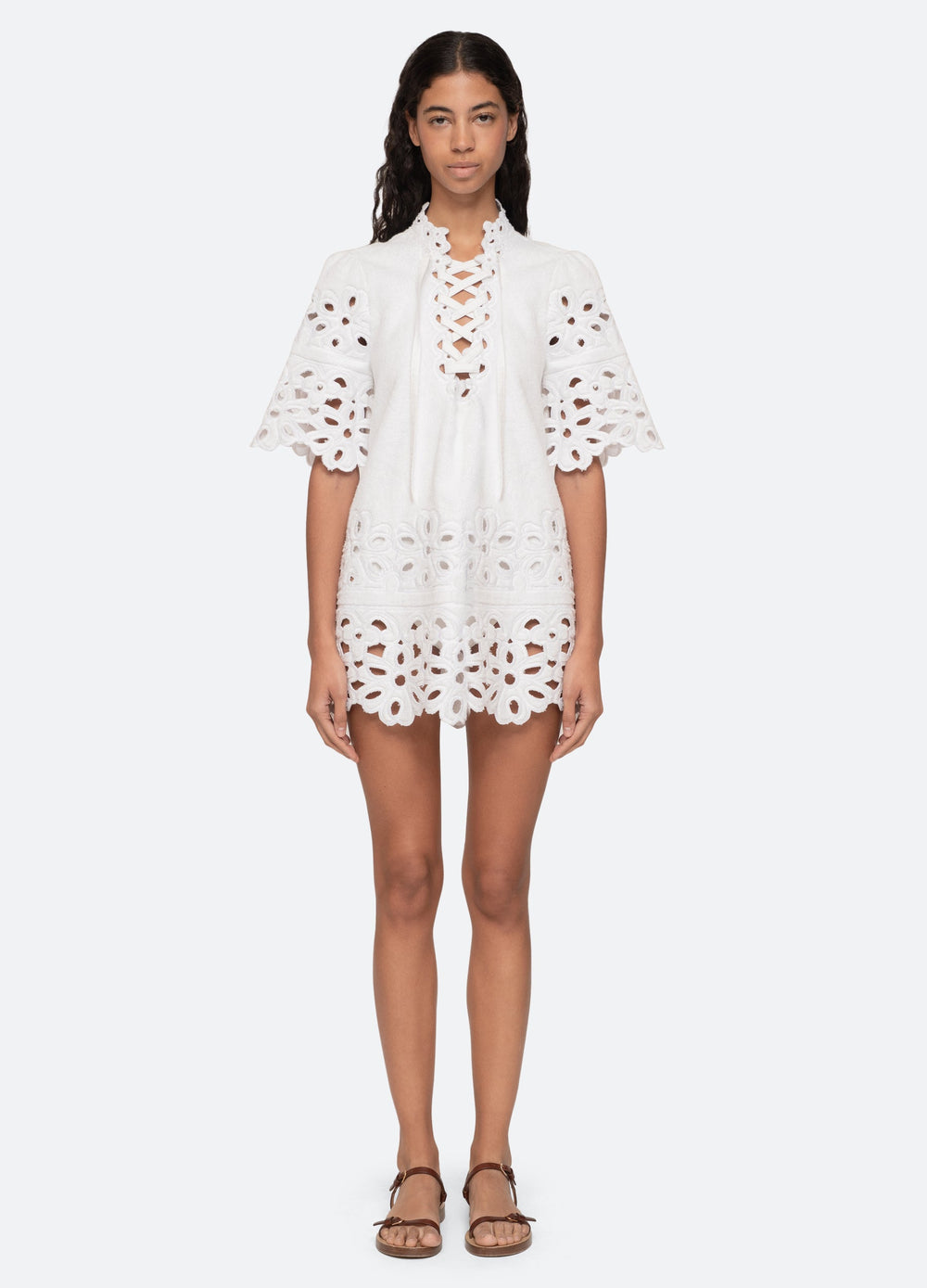 White Leila Coverup | Sea New York