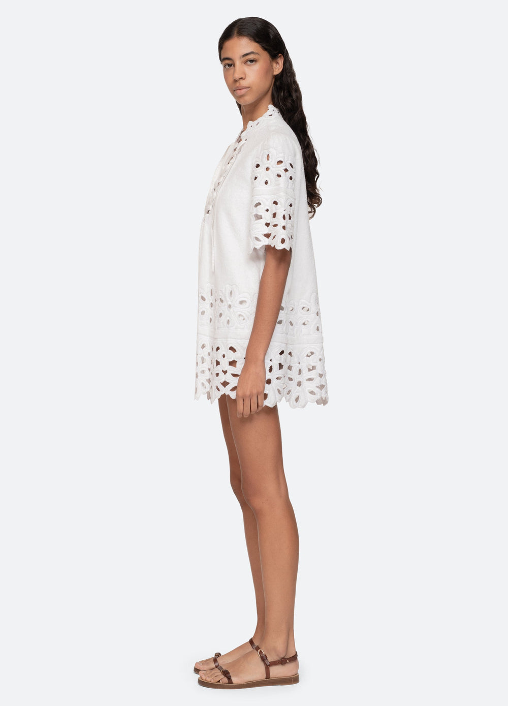 White Leila Coverup | Sea New York